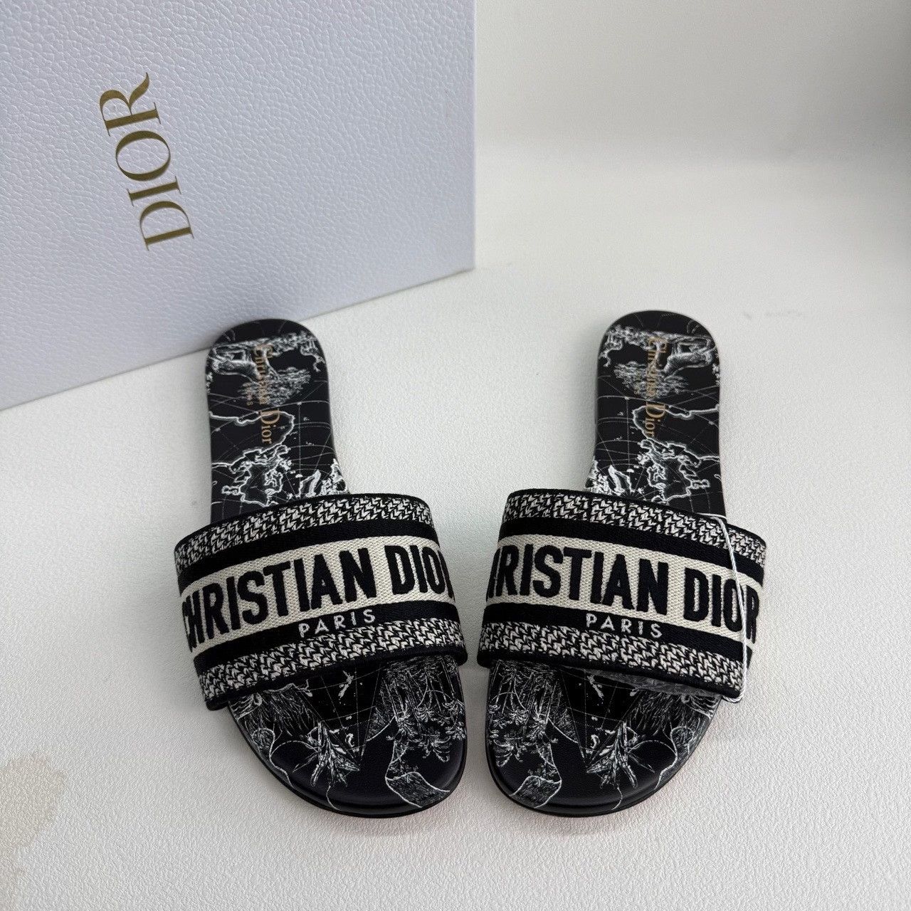 Dior Dior Toile de Jouy Dway Sandals Size 39 Size US 9 / IT 39 - 3 Thumbnail