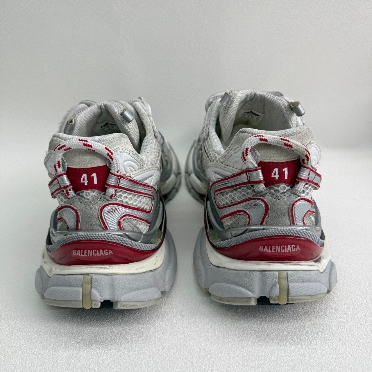 Balenciaga Balenciaga Silver Runner Sneakers Size 8 Size US 8 / EU 41 - 6 Thumbnail