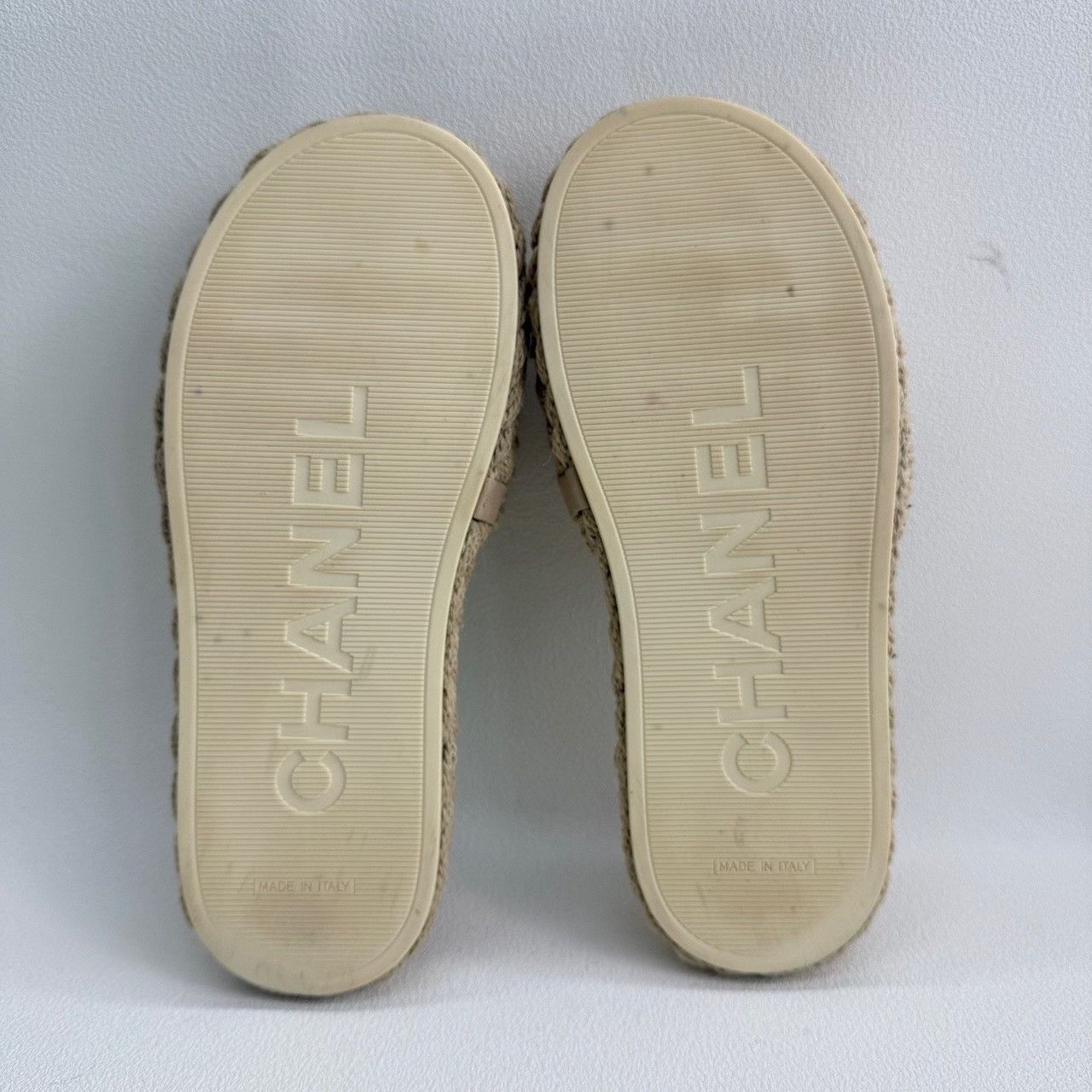 Chanel Chanel Braided Rope CC Logo Slides Size 39 Size US 9 / IT 39 - 8 Thumbnail