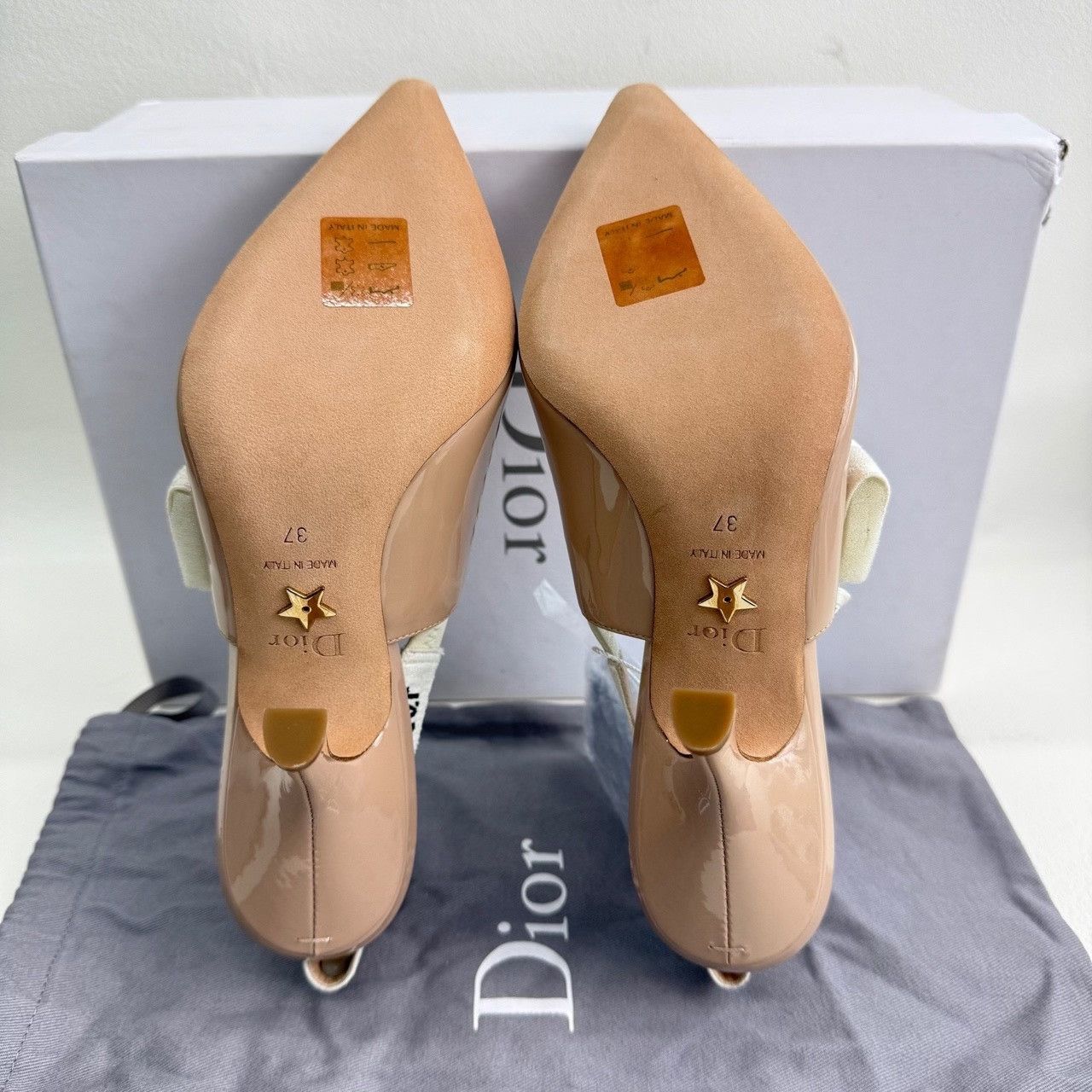 Dior Dior J'Adior Slingback Pumps Beige Size 37 Size US 7 / IT 37 - 8 Thumbnail