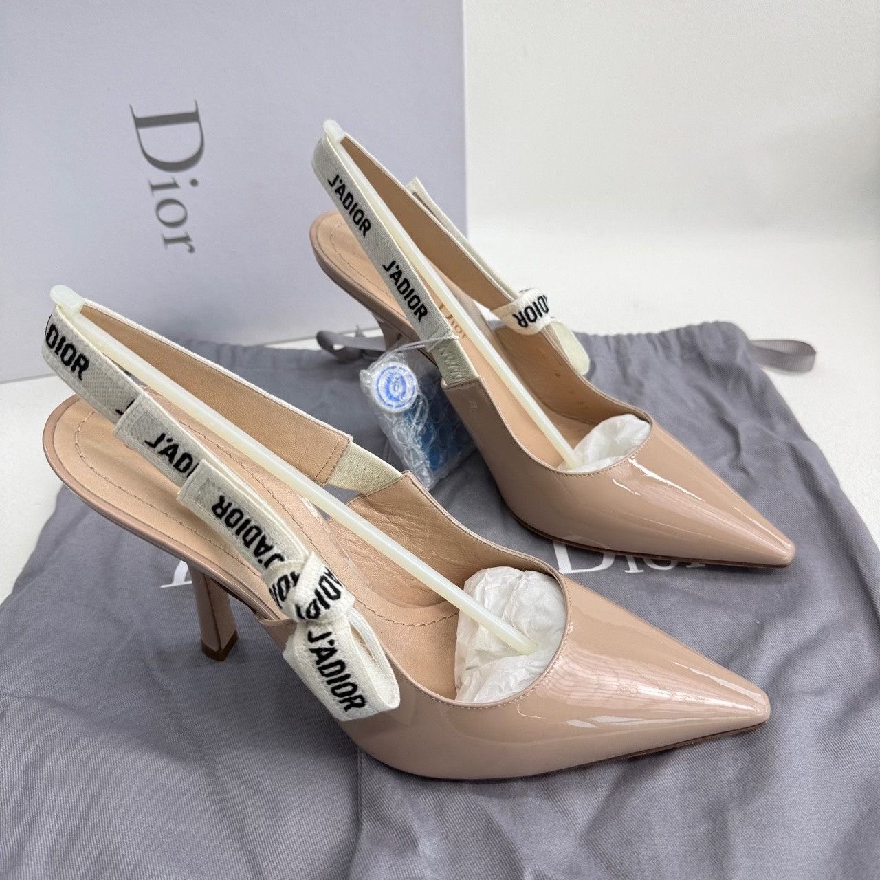 Dior Dior J'Adior Slingback Pumps Beige Size 37 Size US 7 / IT 37 - 5 Thumbnail