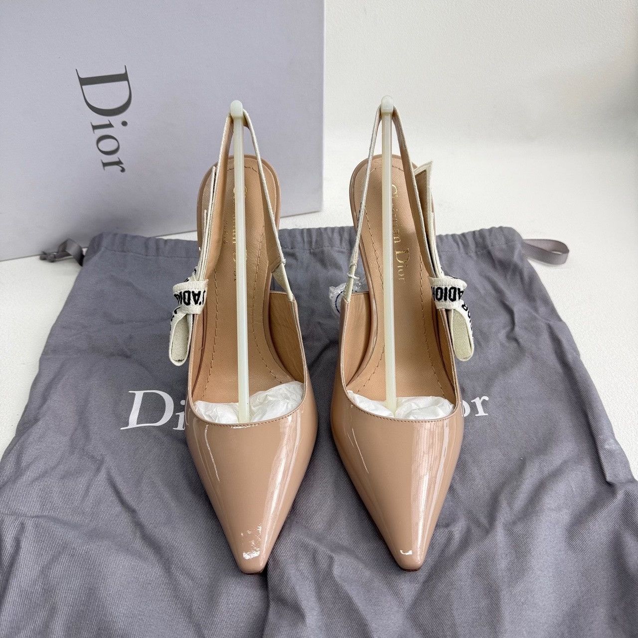 Dior Dior J'Adior Slingback Pumps Beige Size 37 Size US 7 / IT 37 - 4 Thumbnail