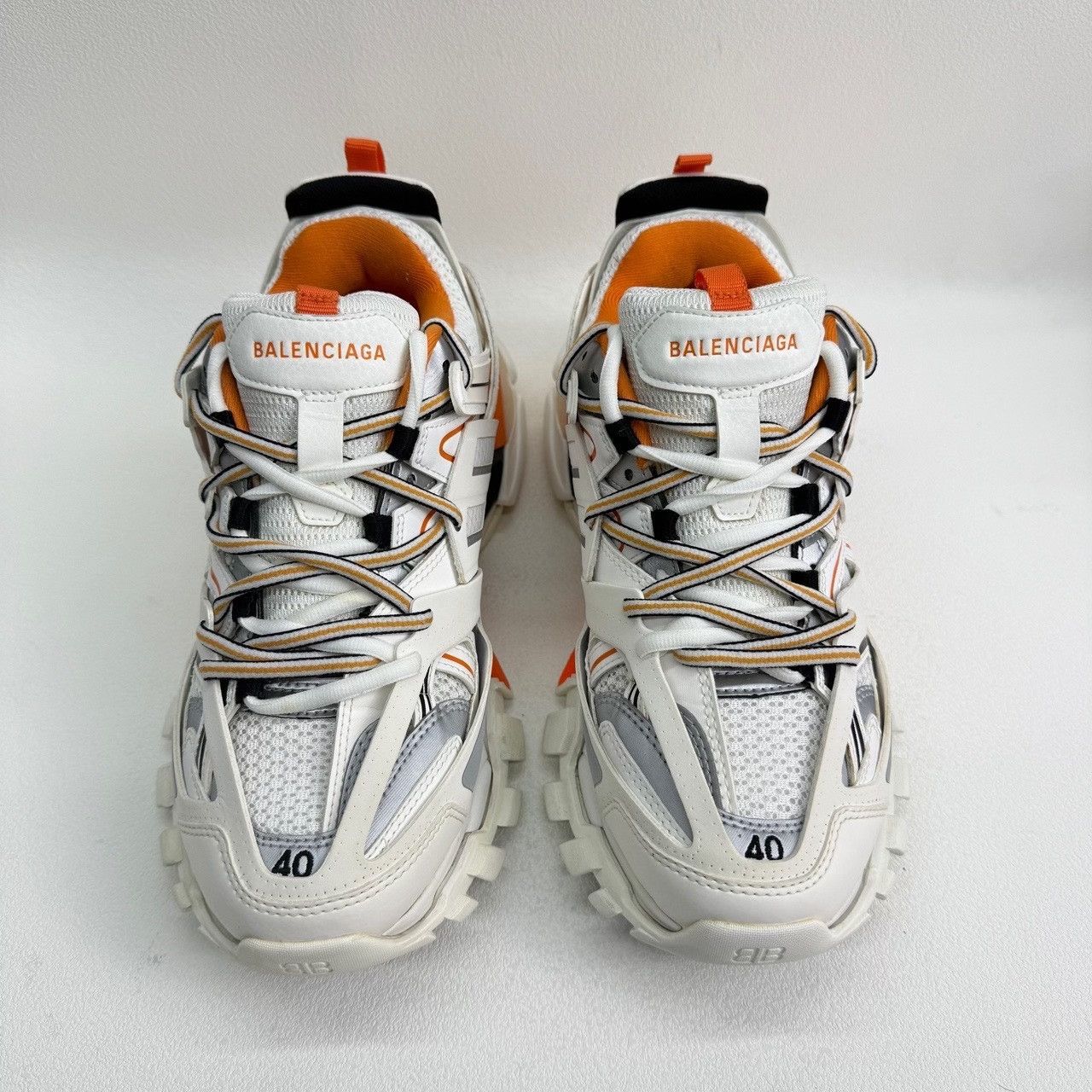 Balenciaga Balenciaga Track White Orange Sneakers Size 7 Size US 7 / EU 40 - 3 Thumbnail