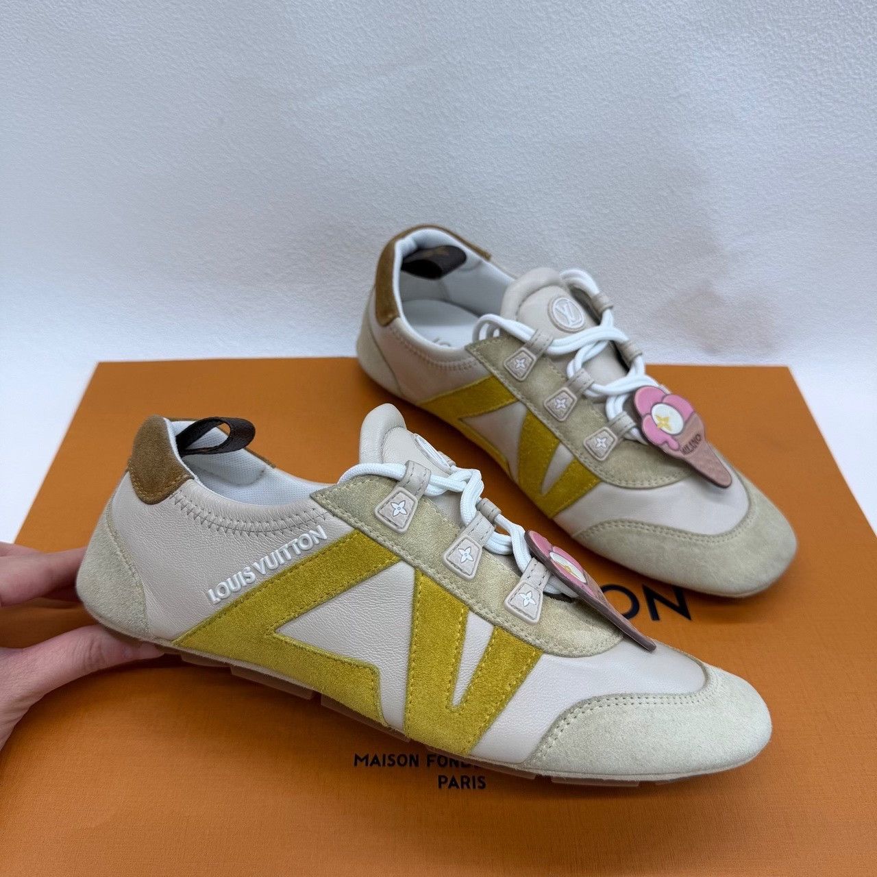 Louis Vuitton Louis Vuitton Sneakerina Ice Cream Low-Top Sneakers 36 Size US 6 / IT 36 - 5 Thumbnail