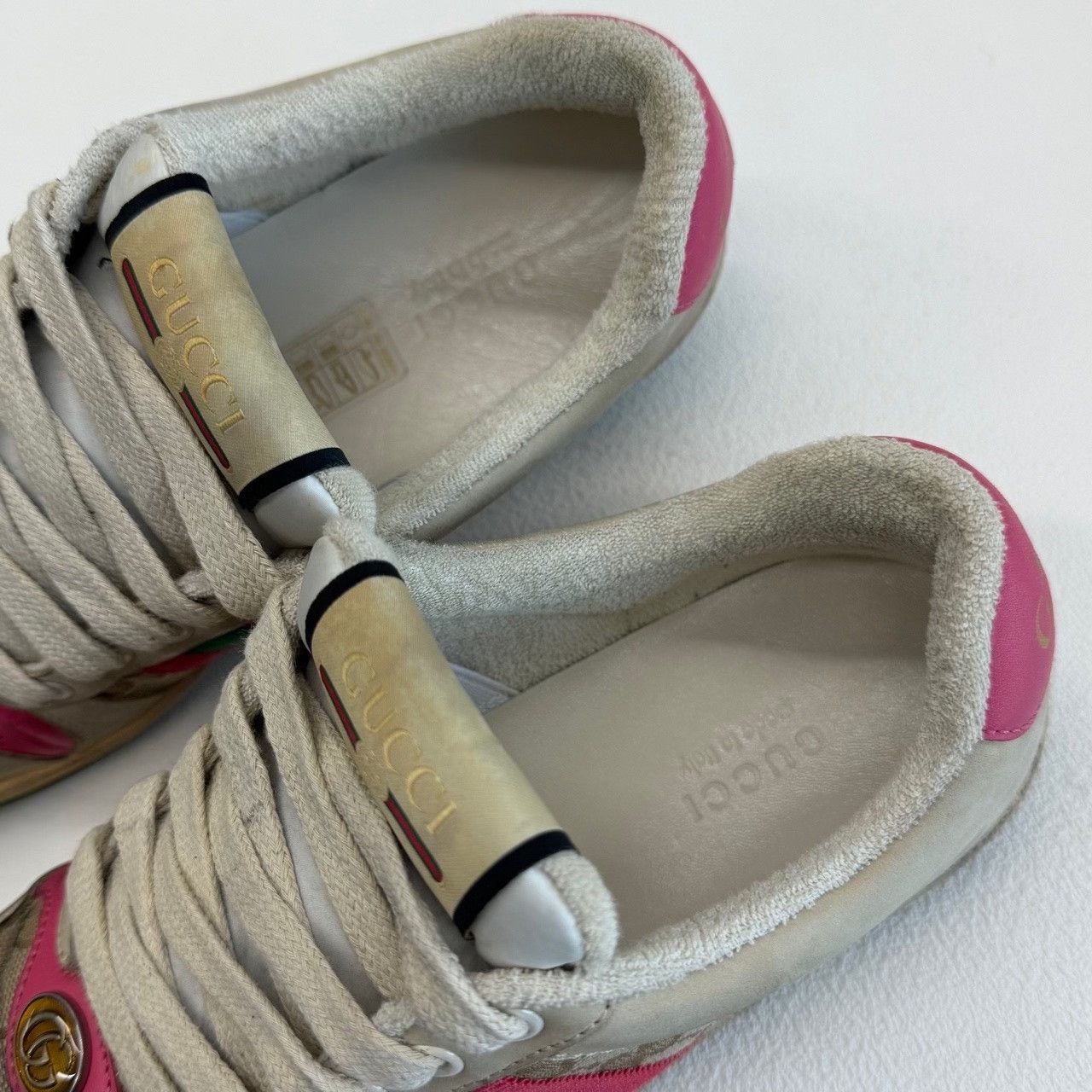 Gucci Gucci Screener GG Canvas Low-Top Sneakers Size 36 Size US 6 / IT 36 - 8 Thumbnail