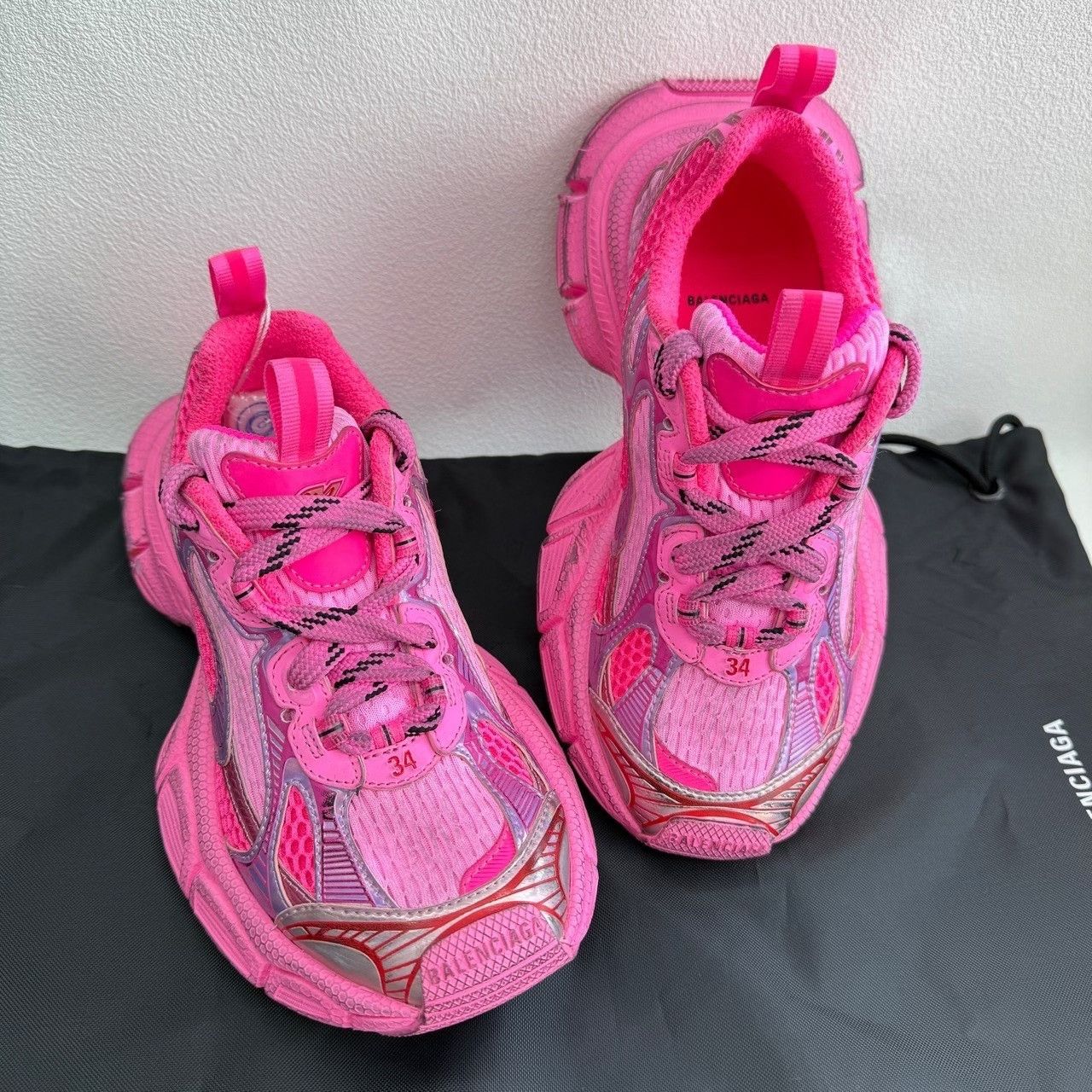 Balenciaga Balenciaga 3XL Pink Sneakers Size 34 Size US 4 / IT 34 - 10 Thumbnail