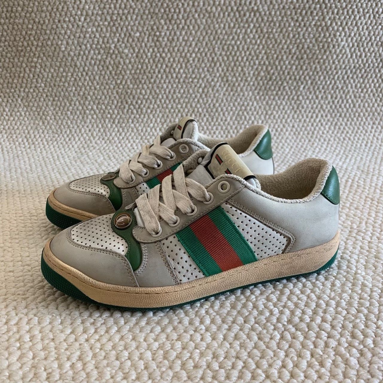 Gucci Gucci Screener Low-Top Sneakers Size 35.5 Size US 5.5 / IT 35.5 - 2 Thumbnail