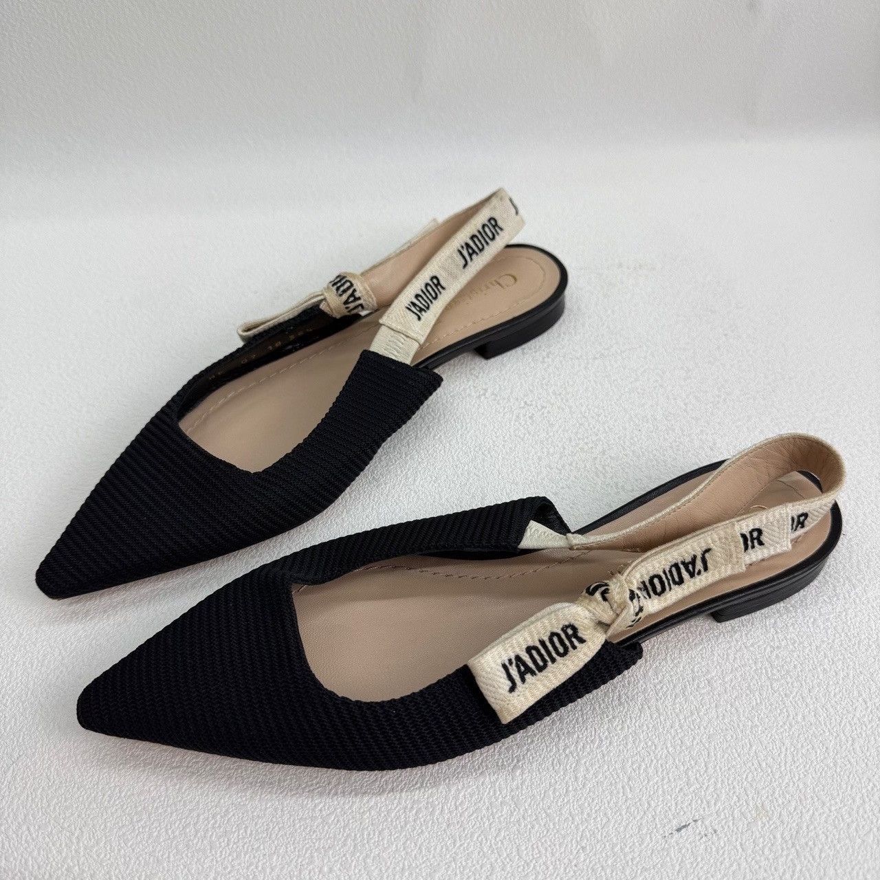 Dior Dior J'Adior Technical Fabric Flats Size 35.5 Size US 5.5 / IT 35.5 - 2 Thumbnail