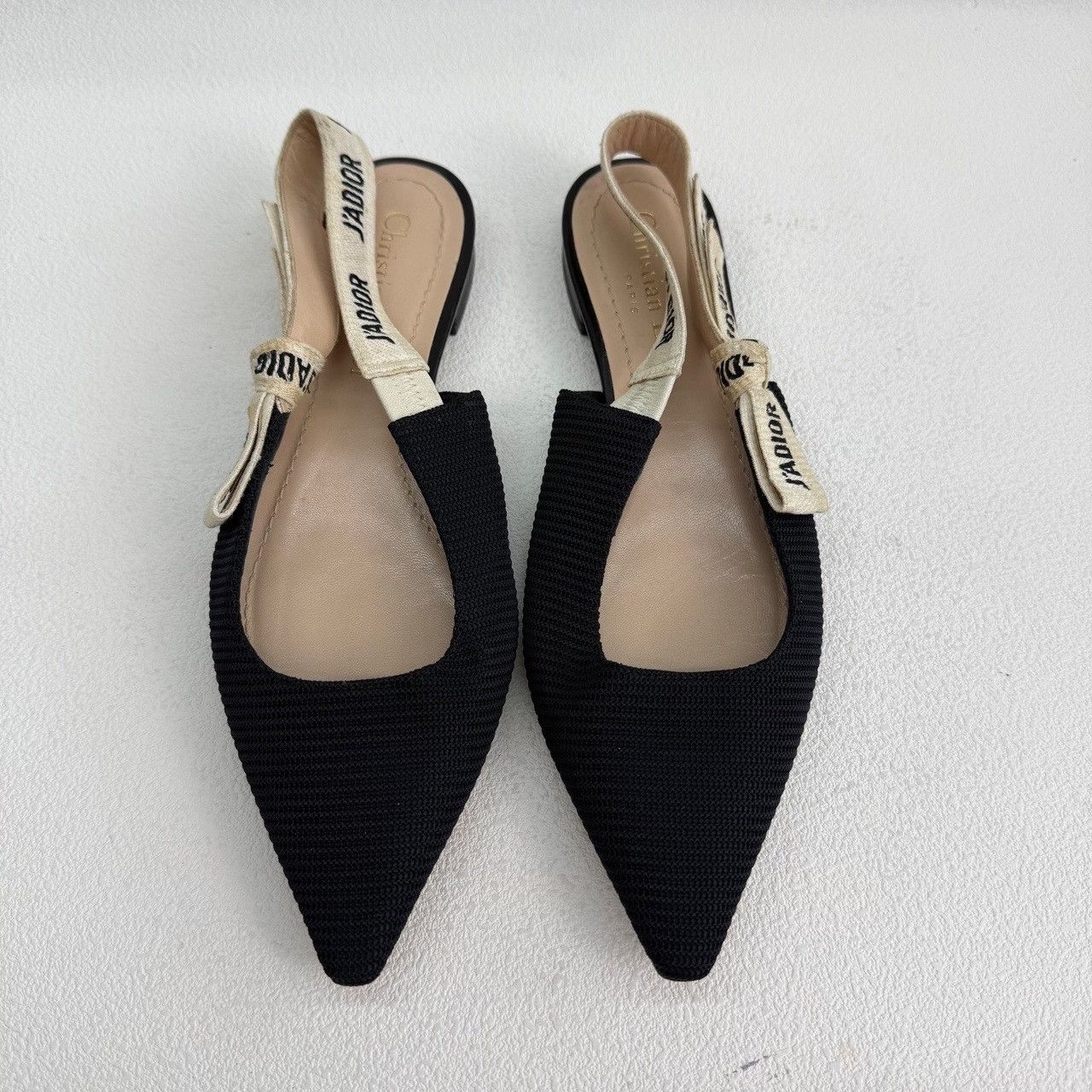 Dior Dior J'Adior Technical Fabric Flats Size 35.5 Size US 5.5 / IT 35.5 - 3 Thumbnail