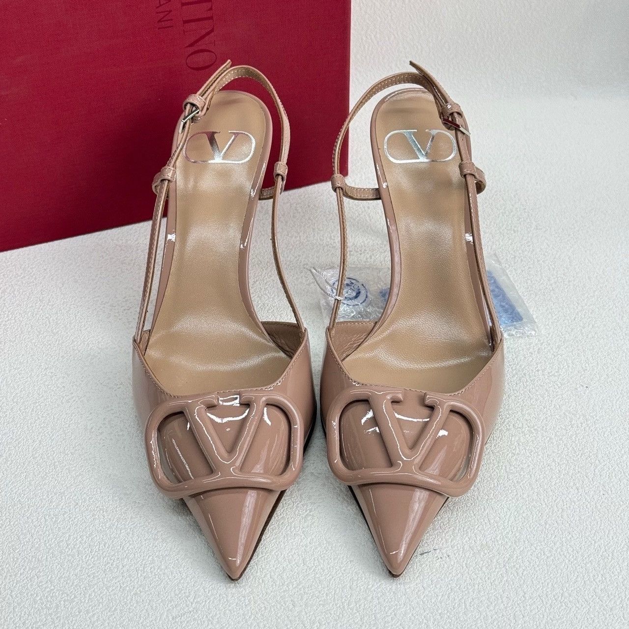 Valentino Valentino VLogo Patent Leather Heels Size 35 Size US 5 / IT 35 - 3 Thumbnail