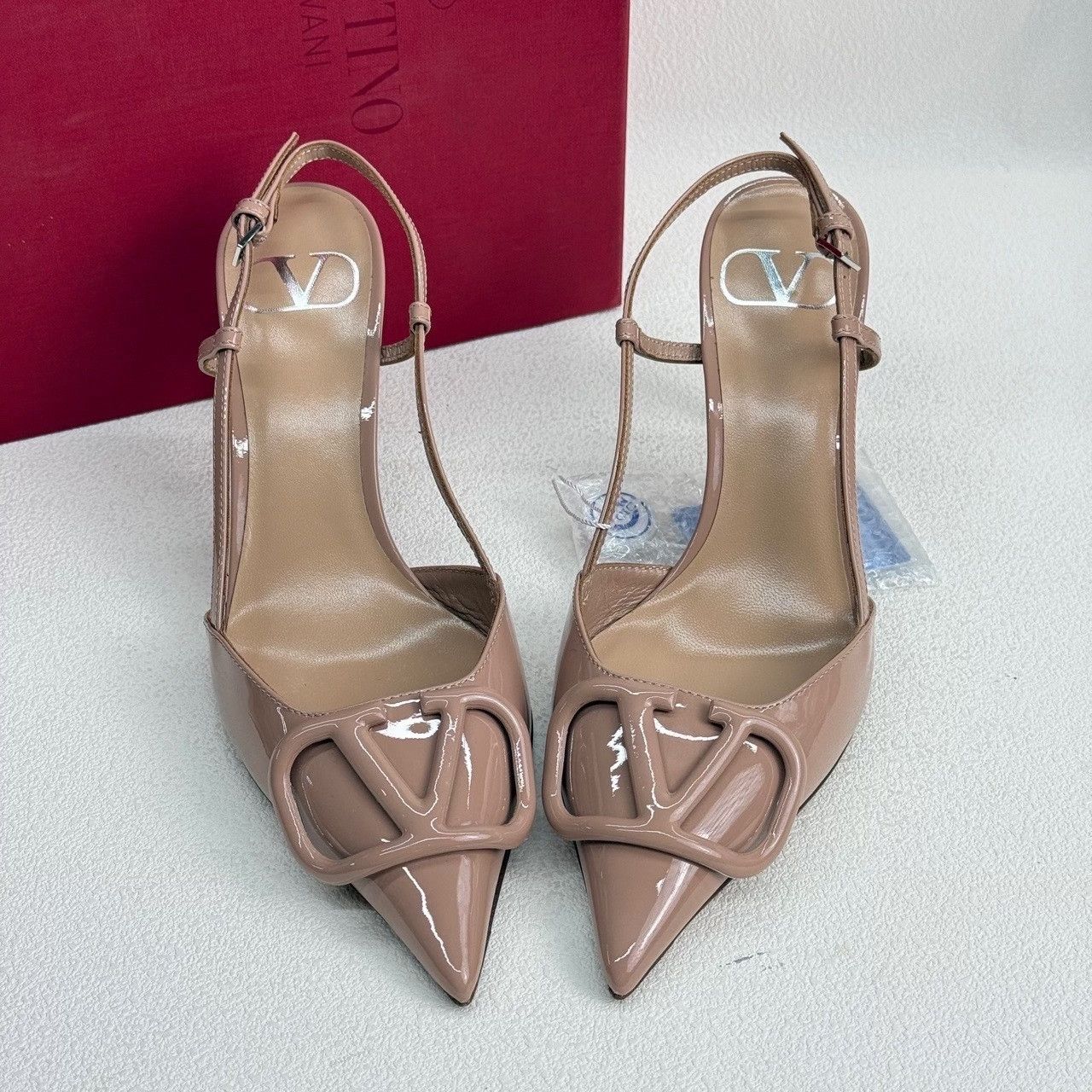 Valentino Valentino VLogo Patent Leather Heels Size 35 Size US 5 / IT 35 - 10 Thumbnail