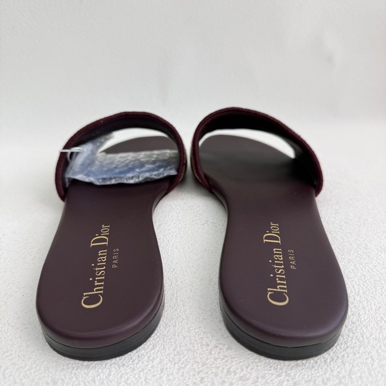 Dior Dior Dway Embroidered Canvas Slides Size 37 Size US 7 / IT 37 - 6 Thumbnail