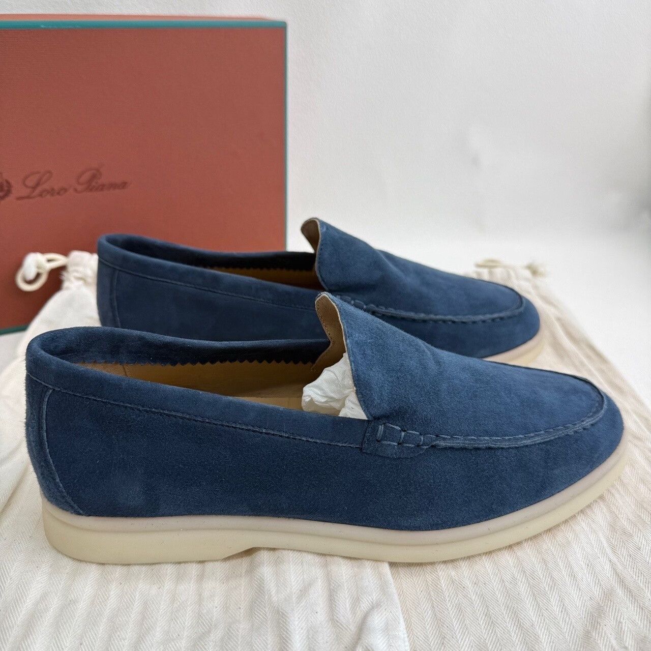 Loro Piana Loro Piana Summer Walk Suede Loafers Size 36 Size US 6 / IT 36 - 6 Thumbnail