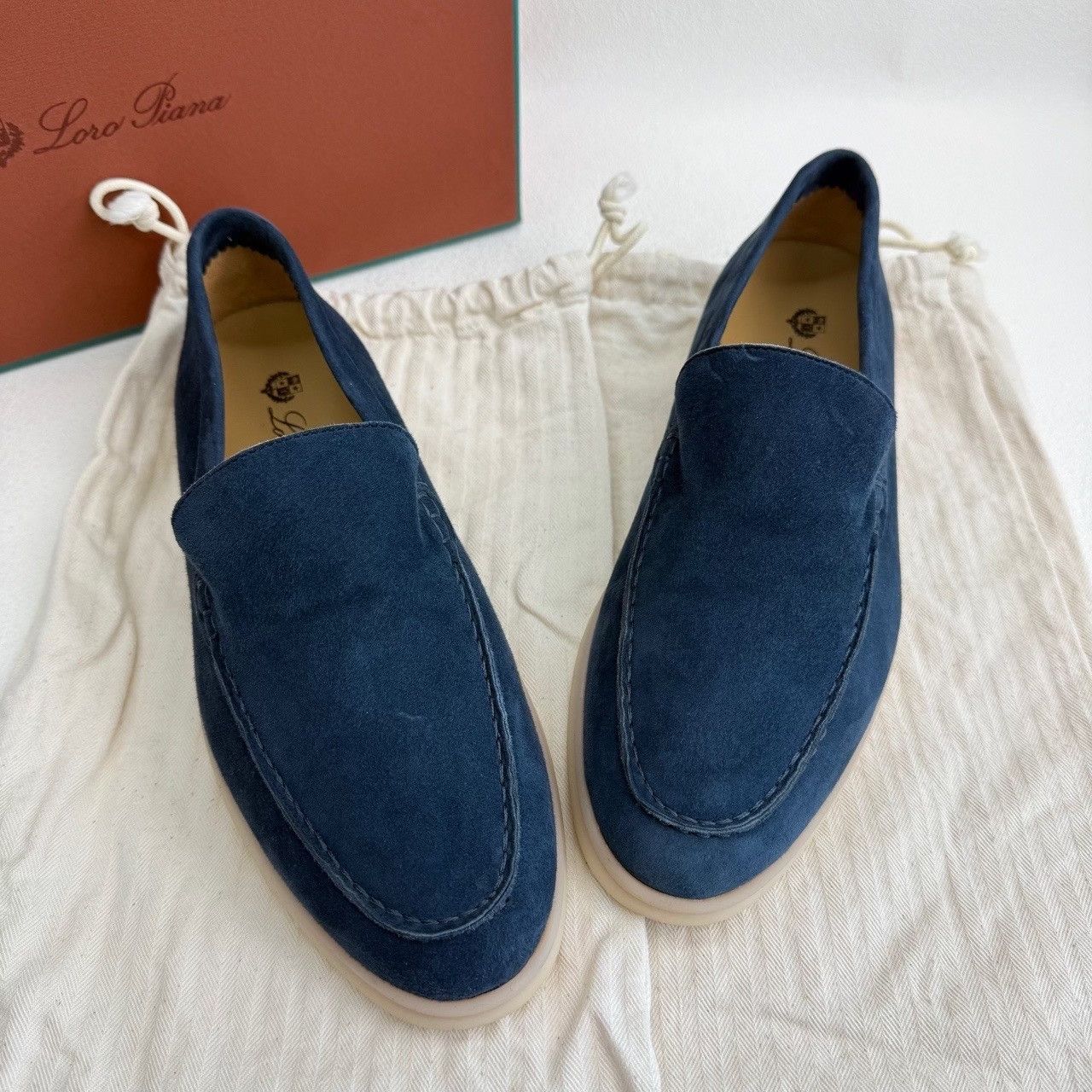 Loro Piana Loro Piana Summer Walk Suede Loafers Size 36 Size US 6 / IT 36 - 10 Thumbnail