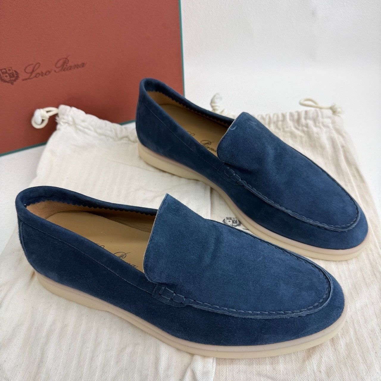 Loro Piana Loro Piana Summer Walk Suede Loafers Size 36 Size US 6 / IT 36 - 5 Thumbnail