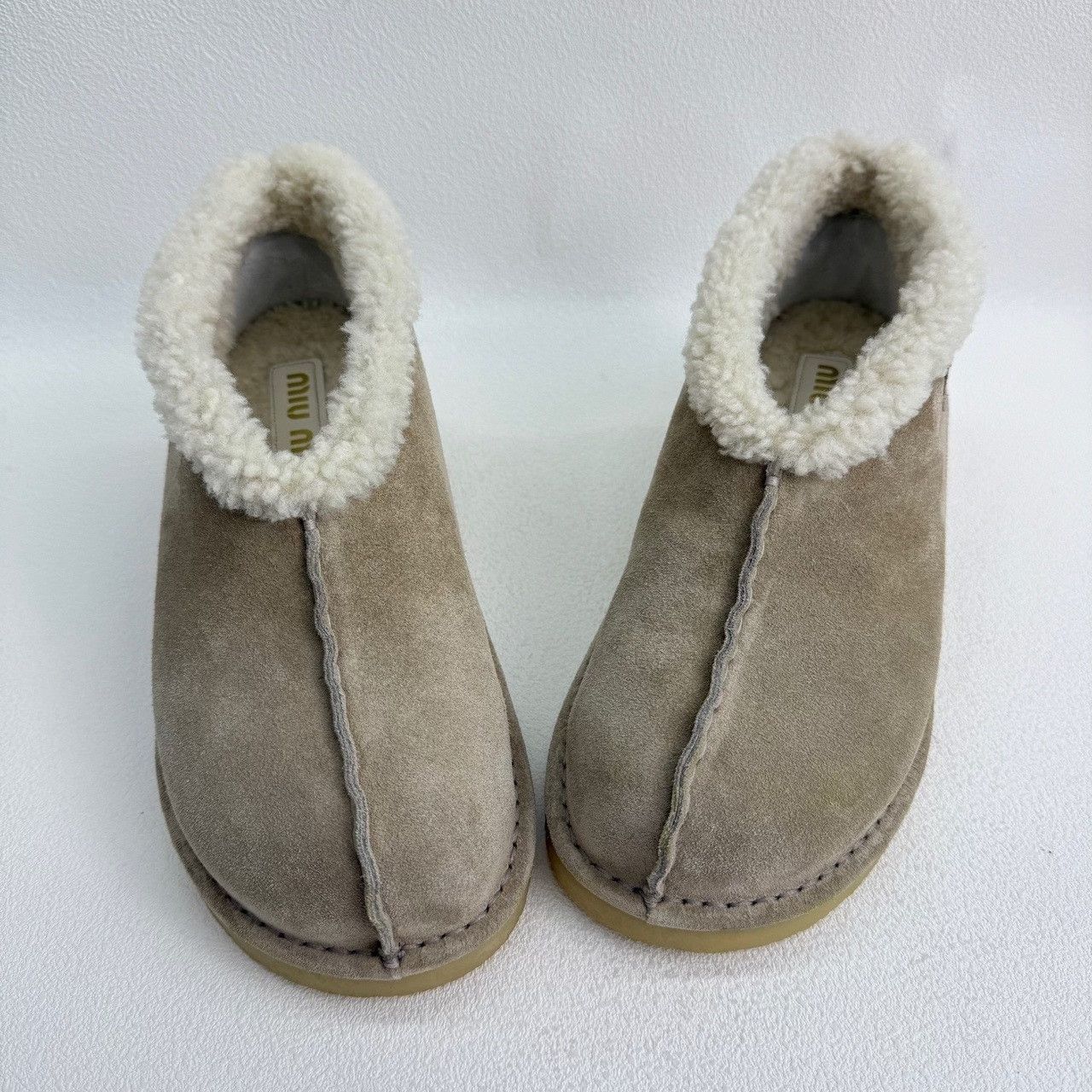 Miu Miu Miu Miu Suede Shearling Boots Size 37 Size US 7 / IT 37 - 9 Thumbnail