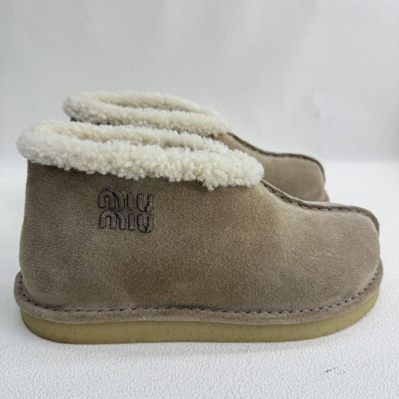 Miu Miu Miu Miu Suede Shearling Boots Size 37 Size US 7 / IT 37 - 5 Thumbnail