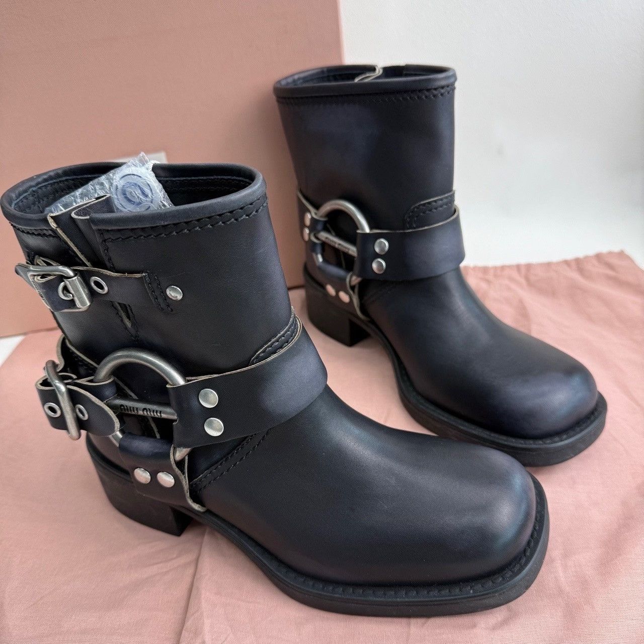 Miu Miu Miu Miu Black Buckle Boots Size 36 Size US 6 / IT 36 - 5 Thumbnail