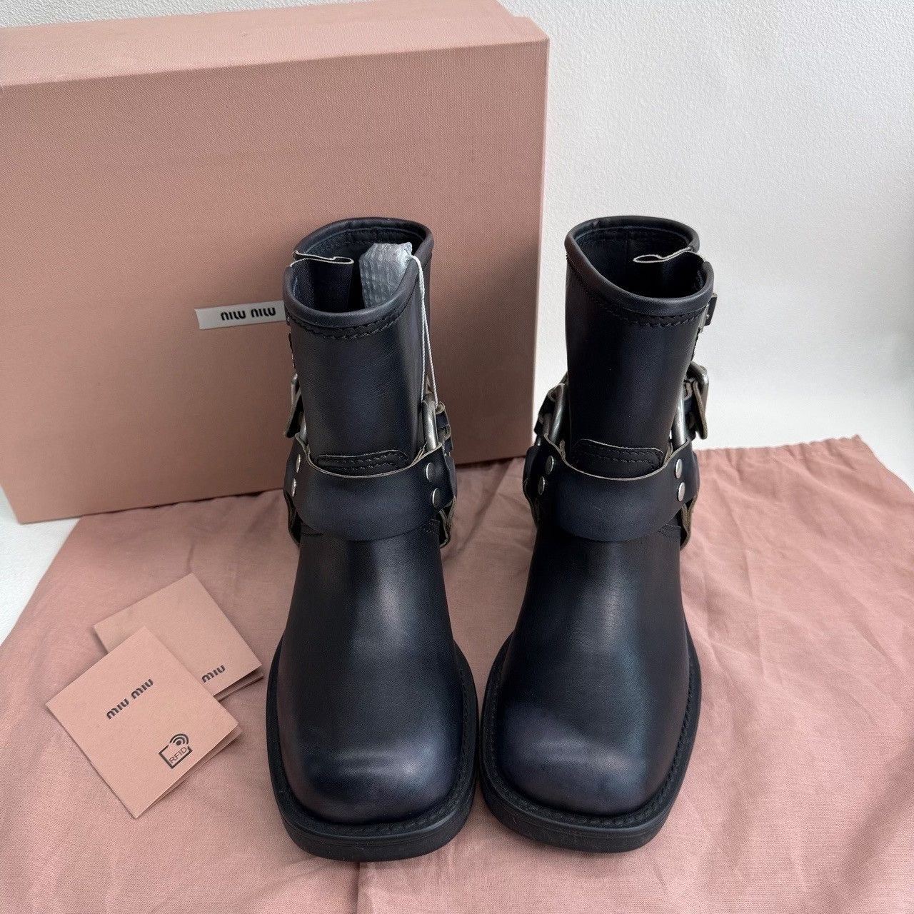 Miu Miu Miu Miu Black Buckle Boots Size 36 Size US 6 / IT 36 - 3 Thumbnail