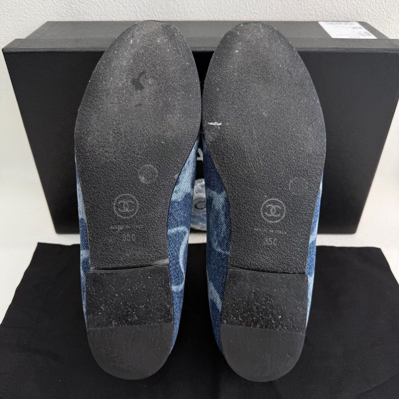 Chanel Chanel Denim CC Ballet Flats Size 35 Size US 5 / IT 35 - 9 Thumbnail