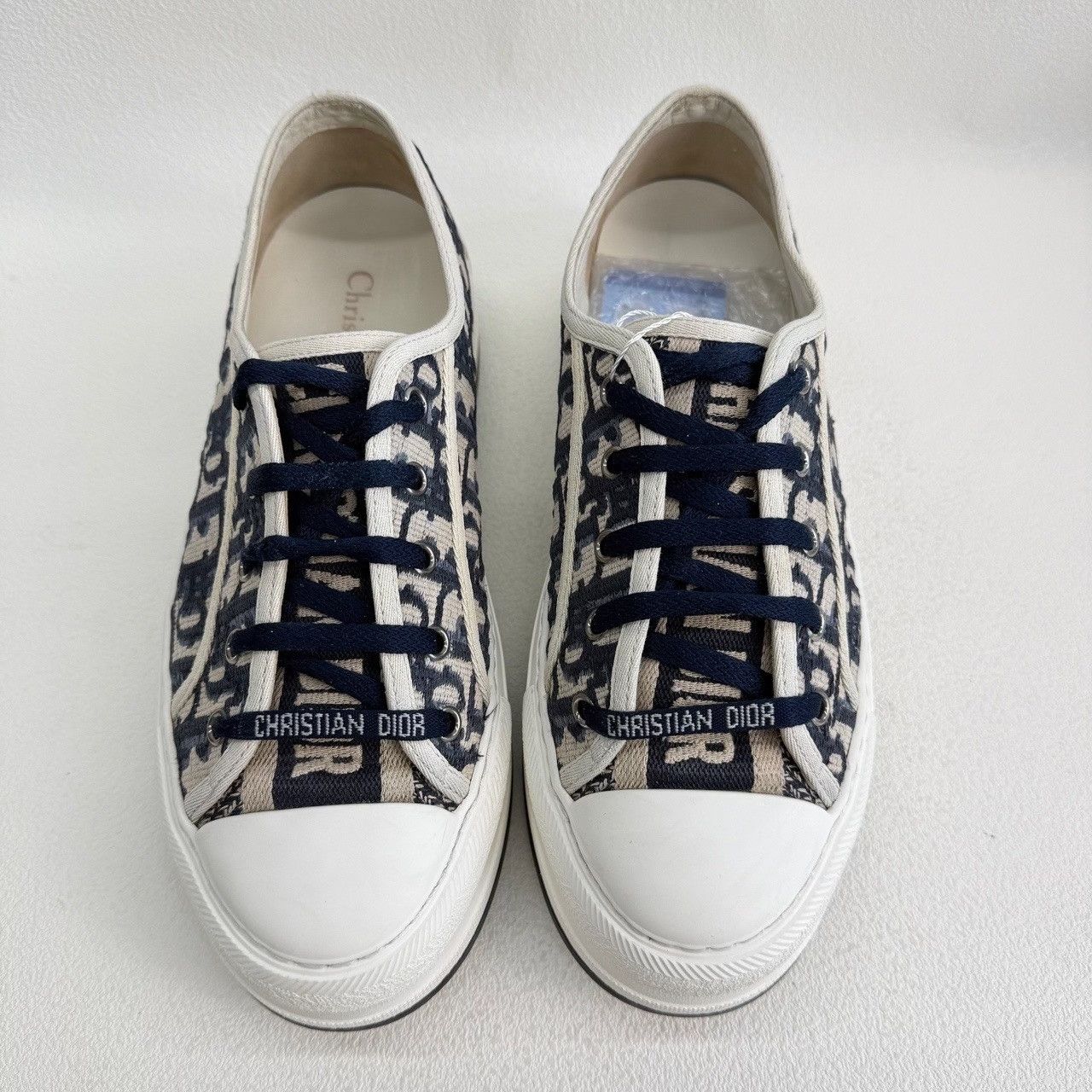 Dior Dior Oblique Low-Top Sneakers Size 38.5 Size US 8.5 / IT 38.5 - 3 Thumbnail