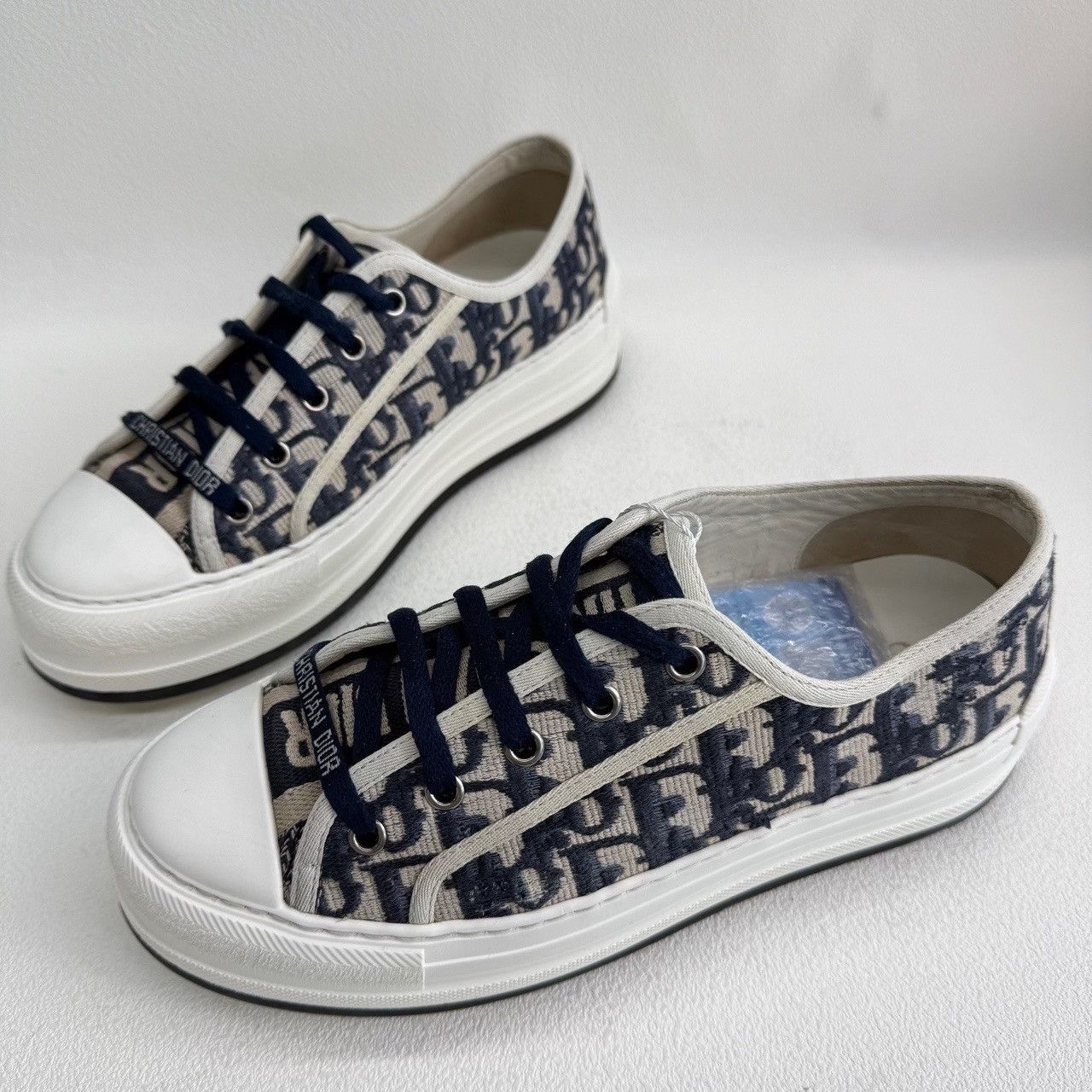 Dior Dior Oblique Low-Top Sneakers Size 38.5 Size US 8.5 / IT 38.5 - 2 Thumbnail