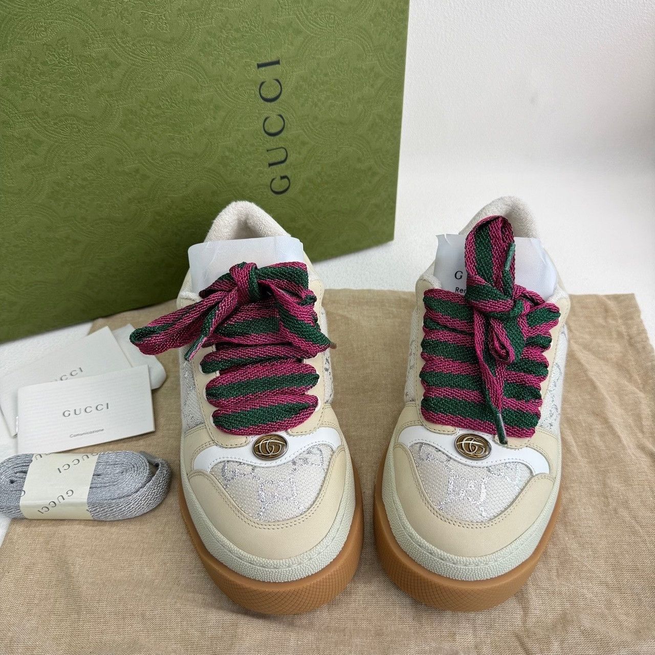 Gucci Gucci Screener Low-Top Sneakers Size 35 Size US 5 / IT 35 - 2 Thumbnail