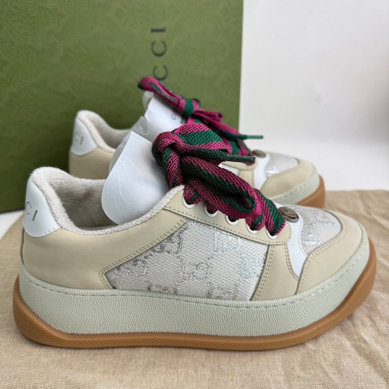 Gucci Gucci Screener Low-Top Sneakers Size 35 Size US 5 / IT 35 - 6 Thumbnail
