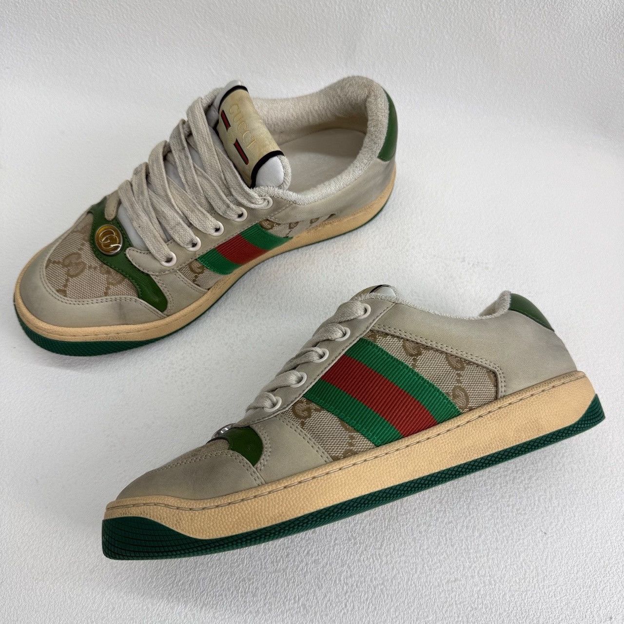 Gucci Gucci Screener GG Canvas Sneakers Size 35 Size US 5 / IT 35 - 9 Thumbnail
