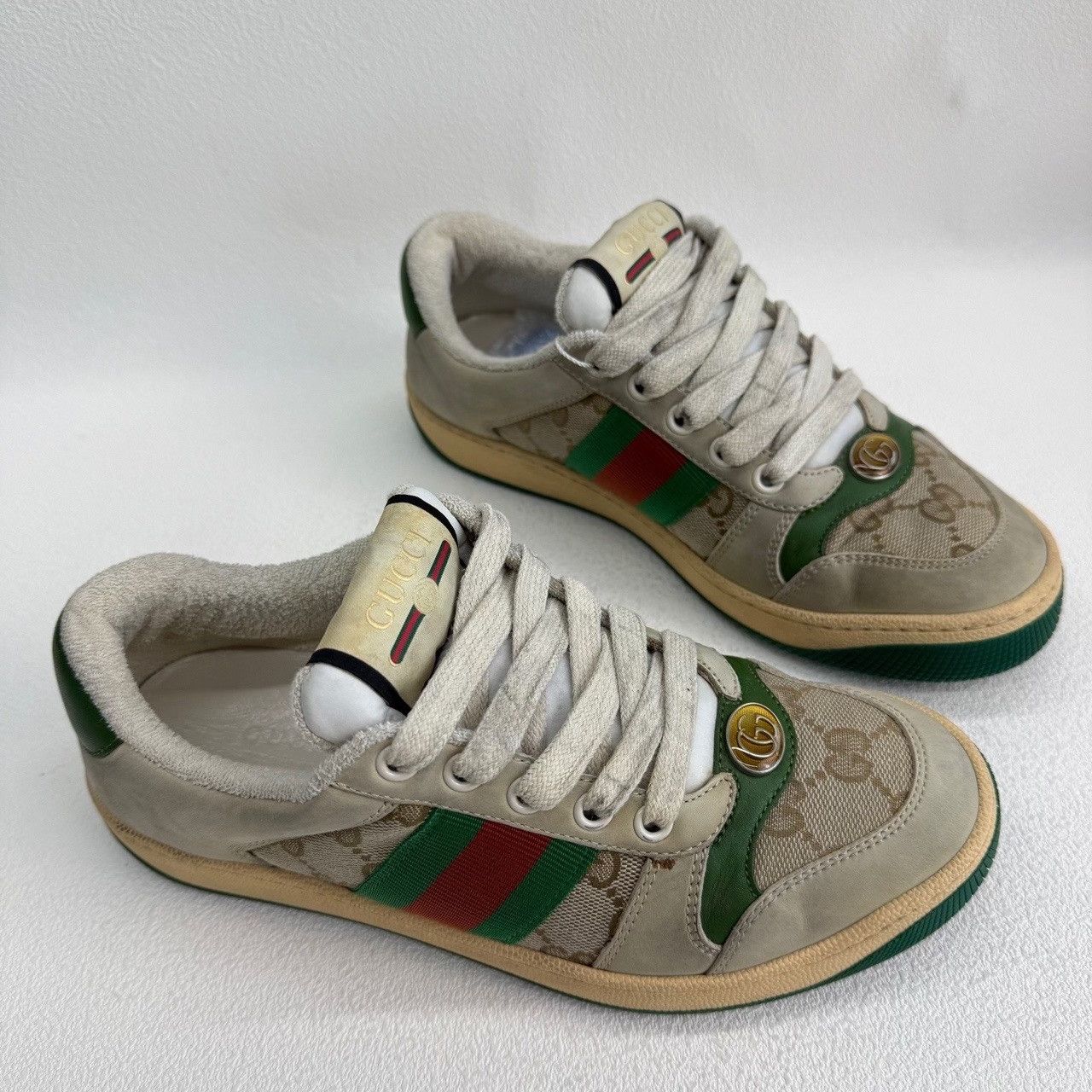 Gucci Gucci Screener GG Canvas Sneakers Size 35 Size US 5 / IT 35 - 4 Thumbnail