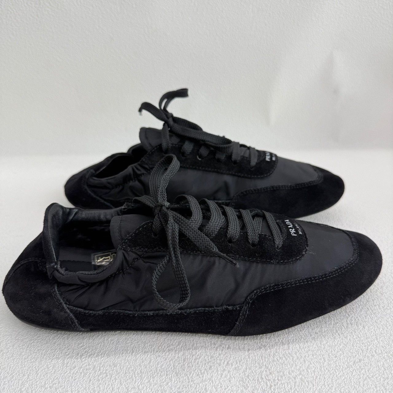 Prada Prada Collapse Suede Nylon Sneakers Size 37 Size US 7 / IT 37 - 5 Thumbnail
