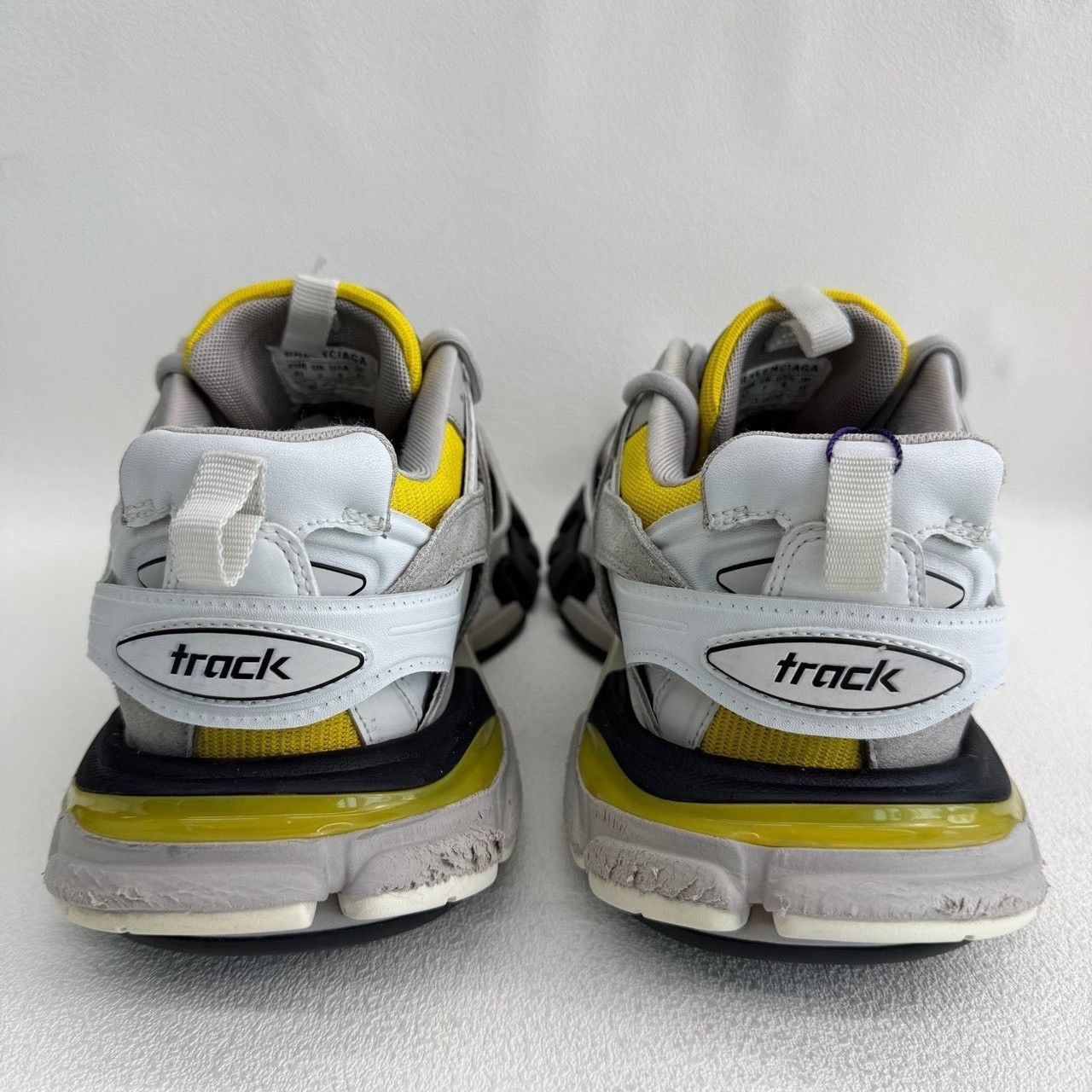 Balenciaga Balenciaga Grey Yellow Track Sneakers Size US 8 Size US 8 / EU 41 - 6 Thumbnail