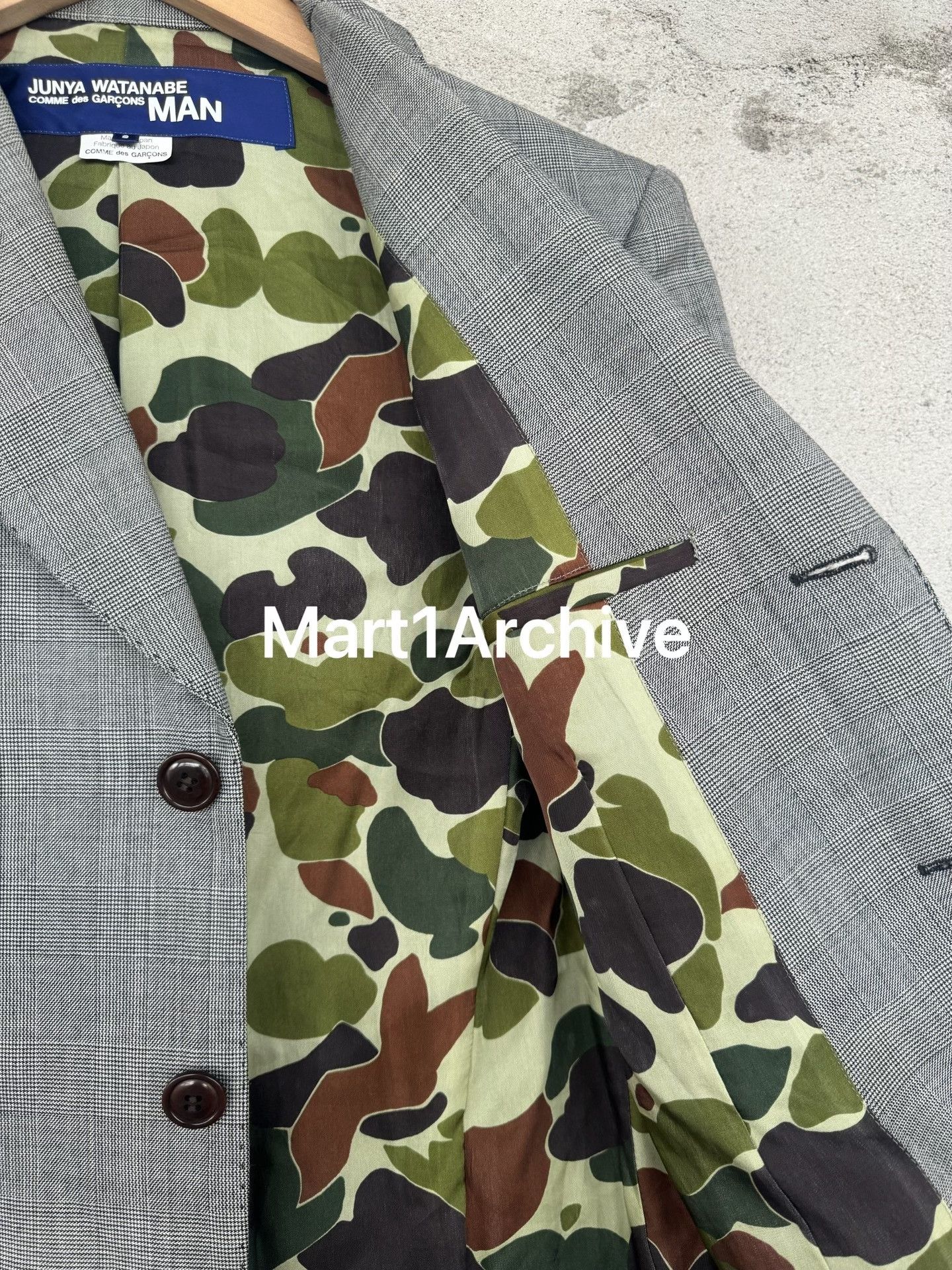 Comme des Garcons Junya Watanabe Comme des Garçons MAN Plaid Blazer Size S Size 36R - 7 Thumbnail