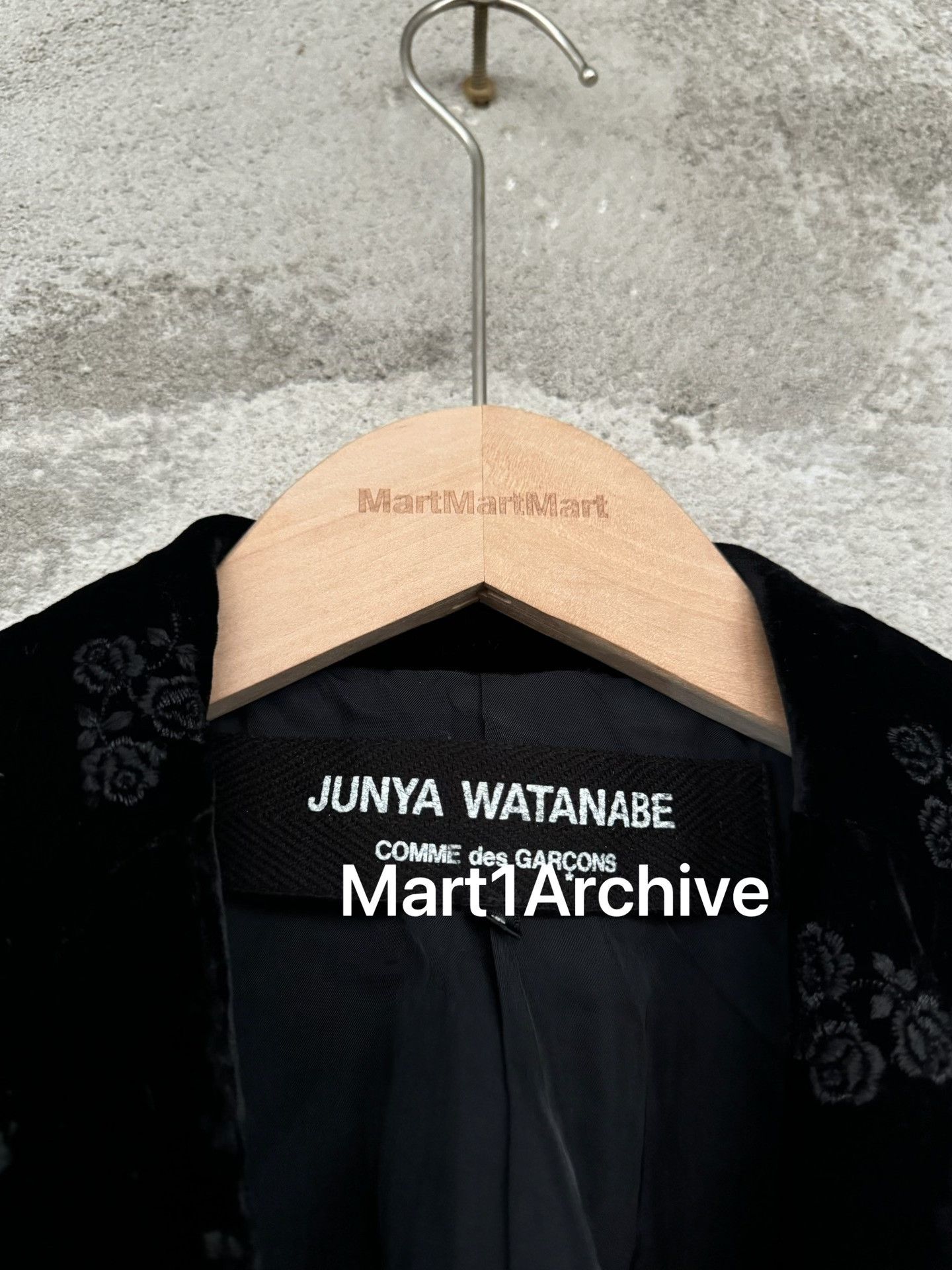 Junya Watanabe Junya Watanabe Comme des Garçons Floral Velvet Blazer Size S Size 36R - 5 Thumbnail