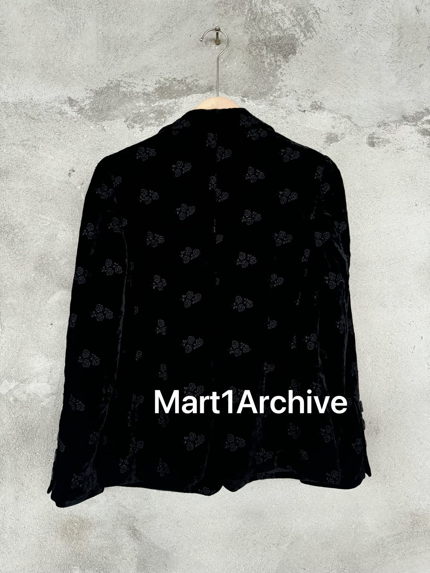 Junya Watanabe Junya Watanabe Comme des Garçons Floral Velvet Blazer Size S Size 36R - 3 Thumbnail