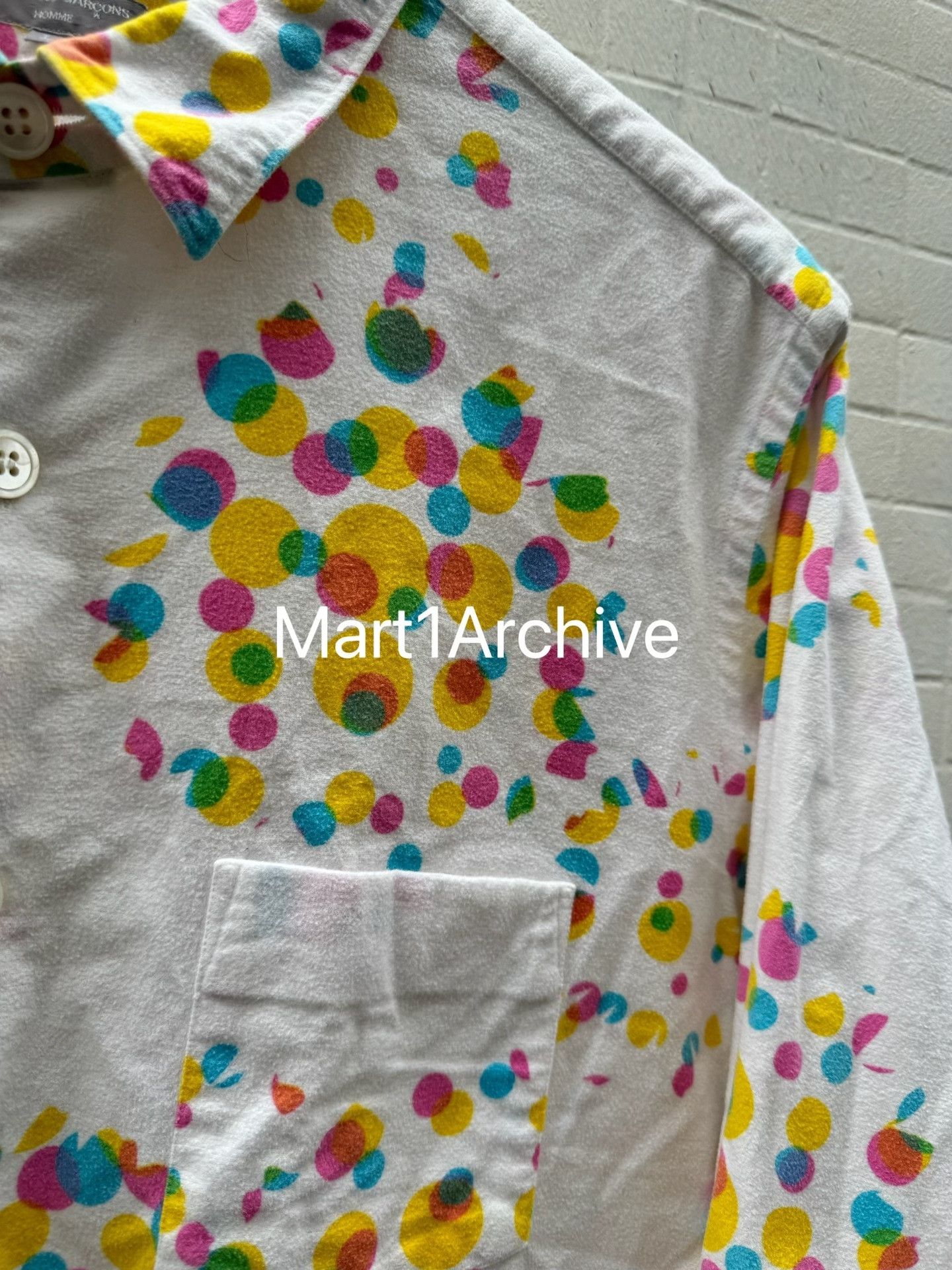 Comme des Garcons Comme des Garçons Homme Multi Dot Shirt Size L Size US L / EU 52-54 / 3 - 4 Thumbnail