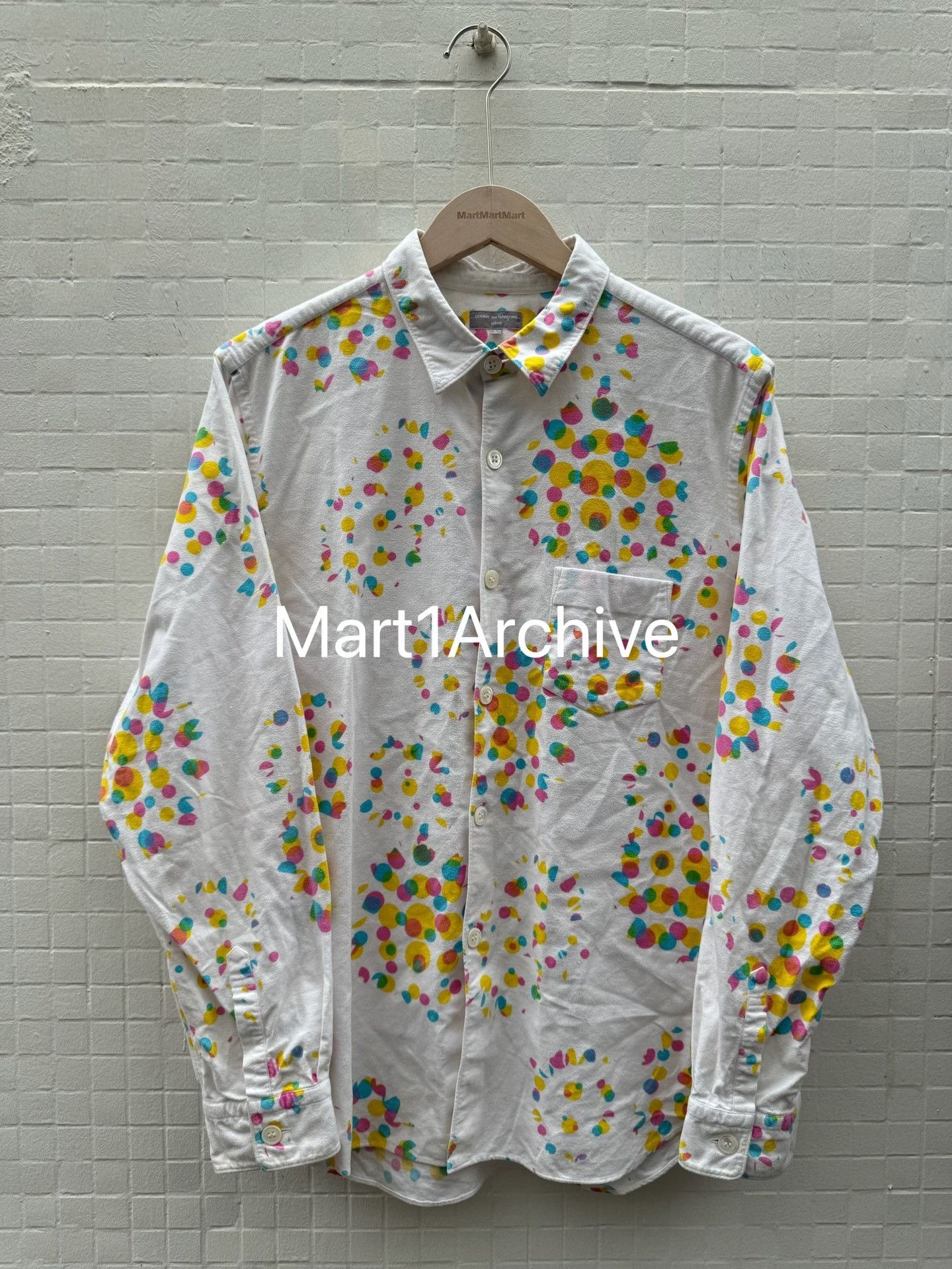 Comme des Garcons Comme des Garçons Homme Multi Dot Shirt Size L Size US L / EU 52-54 / 3 - 2 Thumbnail