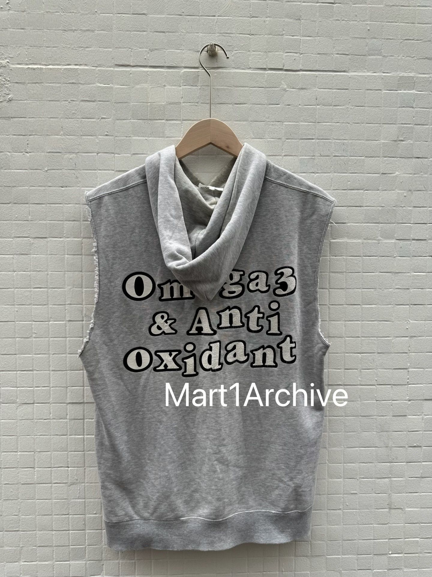 Comme des Garcons Comme des Garçons Homme Plus Omega3 Graphic Hoodie Size M Size US M / EU 48-50 / 2 - 2 Thumbnail