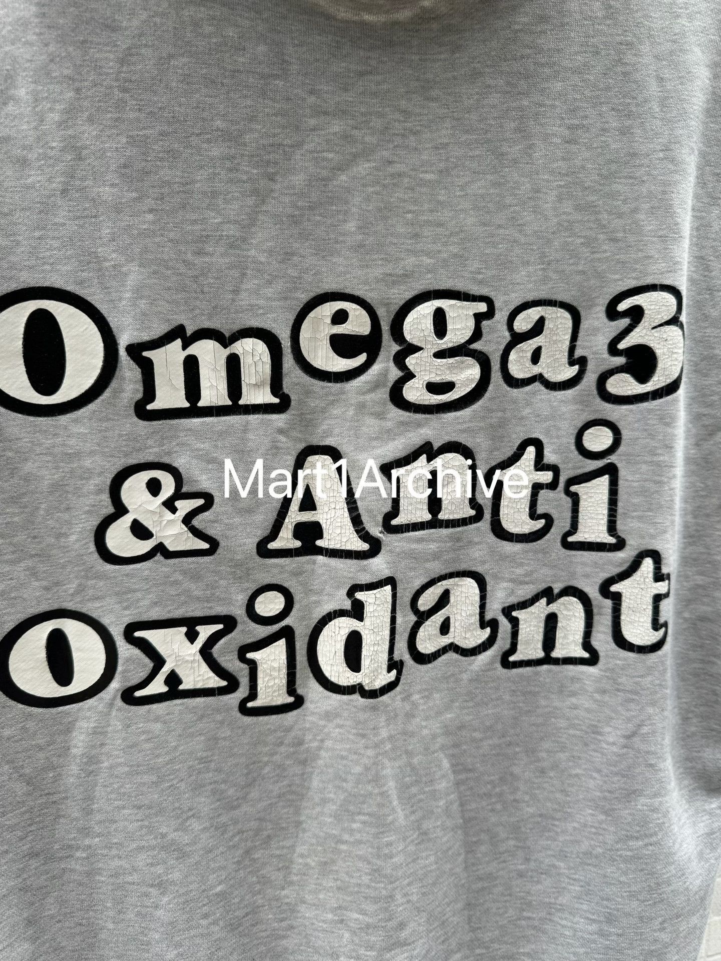 Comme des Garcons Comme des Garçons Homme Plus Omega3 Graphic Hoodie Size M Size US M / EU 48-50 / 2 - 6 Thumbnail