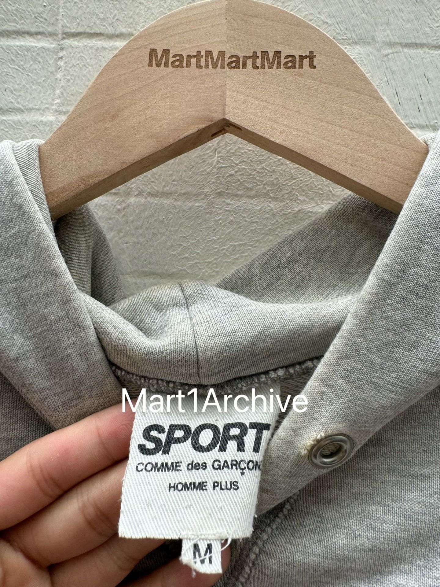 Comme des Garcons Comme des Garçons Homme Plus Omega3 Graphic Hoodie Size M Size US M / EU 48-50 / 2 - 7 Thumbnail