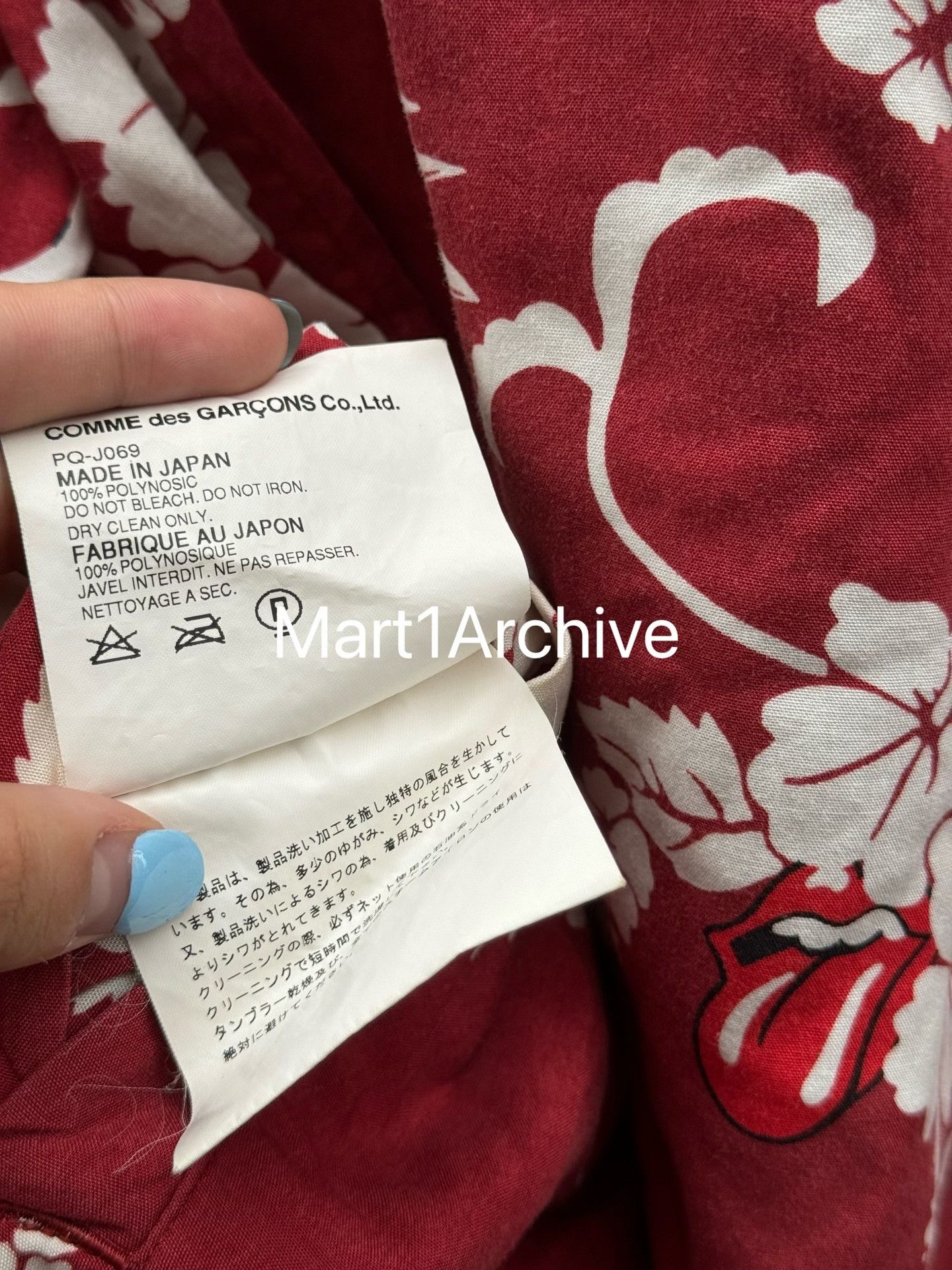 Comme des Garcons Comme Des Garcons Homme Plus x Rolling Stones Jacket M Size US M / EU 48-50 / 2 - 9 Thumbnail