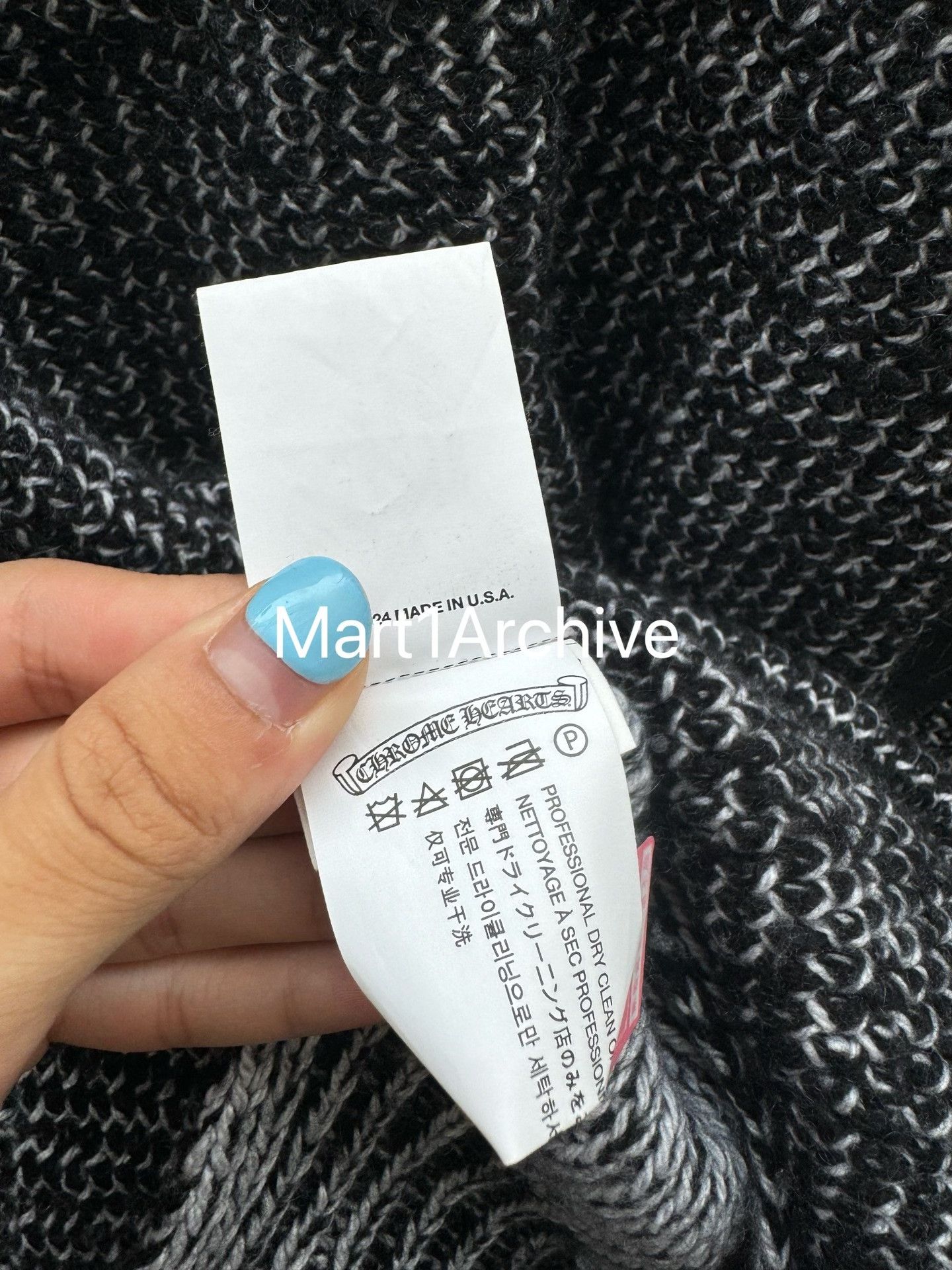 Chrome Hearts Chrome Hearts Leather Star Cashmere Sweater Size M Size US M / EU 48-50 / 2 - 8 Thumbnail
