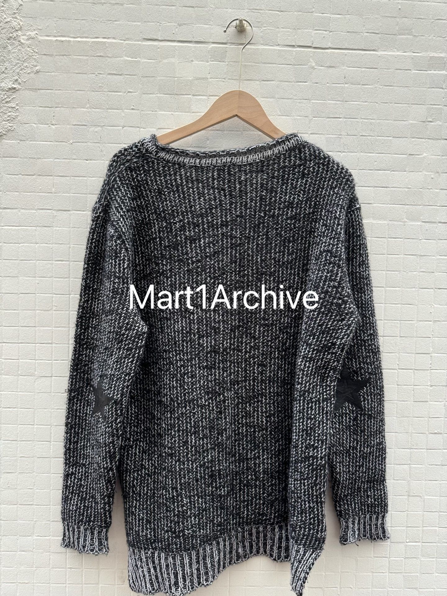 Chrome Hearts Chrome Hearts Leather Star Cashmere Sweater Size M Size US M / EU 48-50 / 2 - 3 Thumbnail