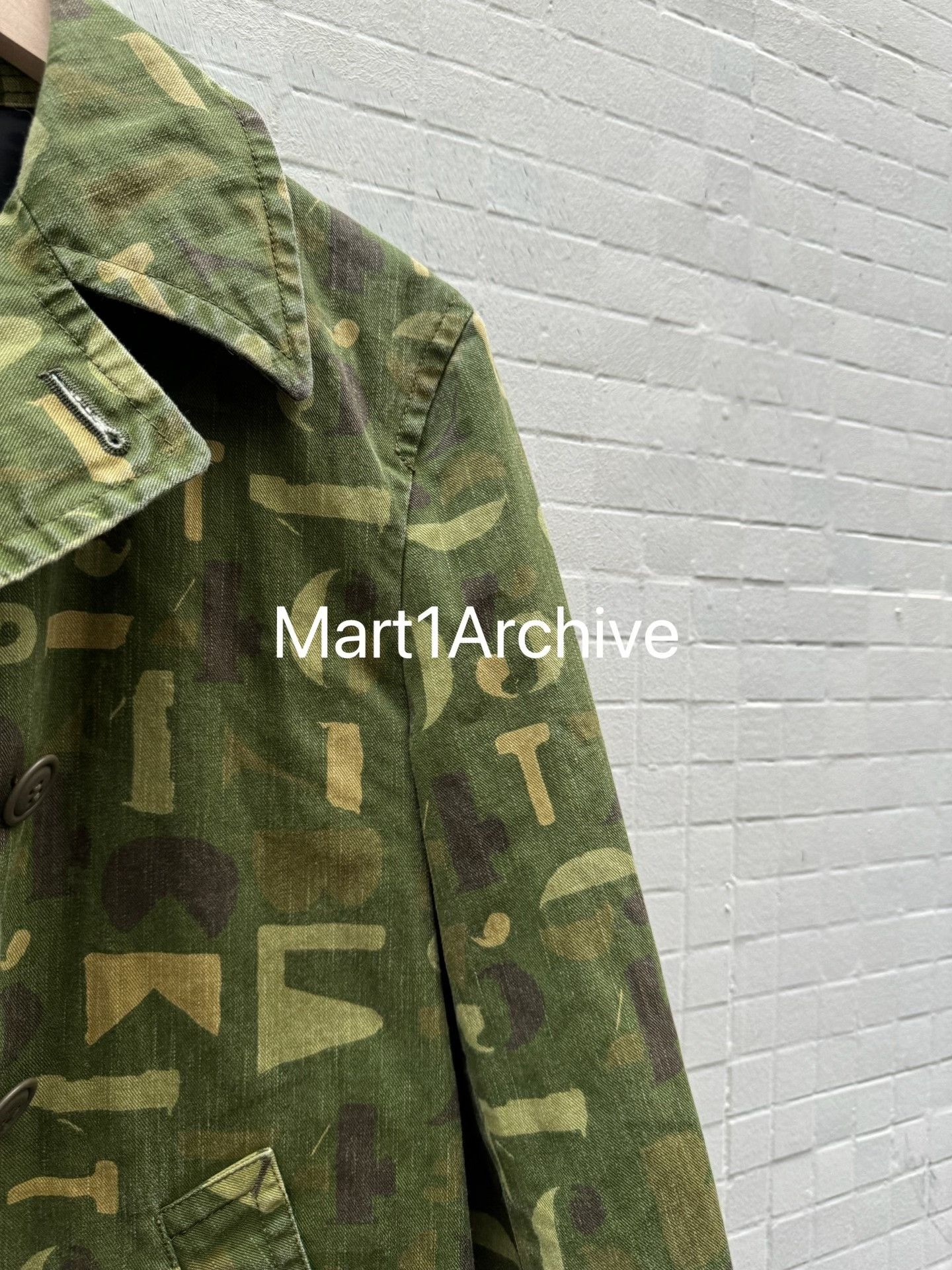 Comme des Garcons Black Comme des Garçons Camo Logo Print Jacket Size M Size US M / EU 48-50 / 2 - 4 Thumbnail