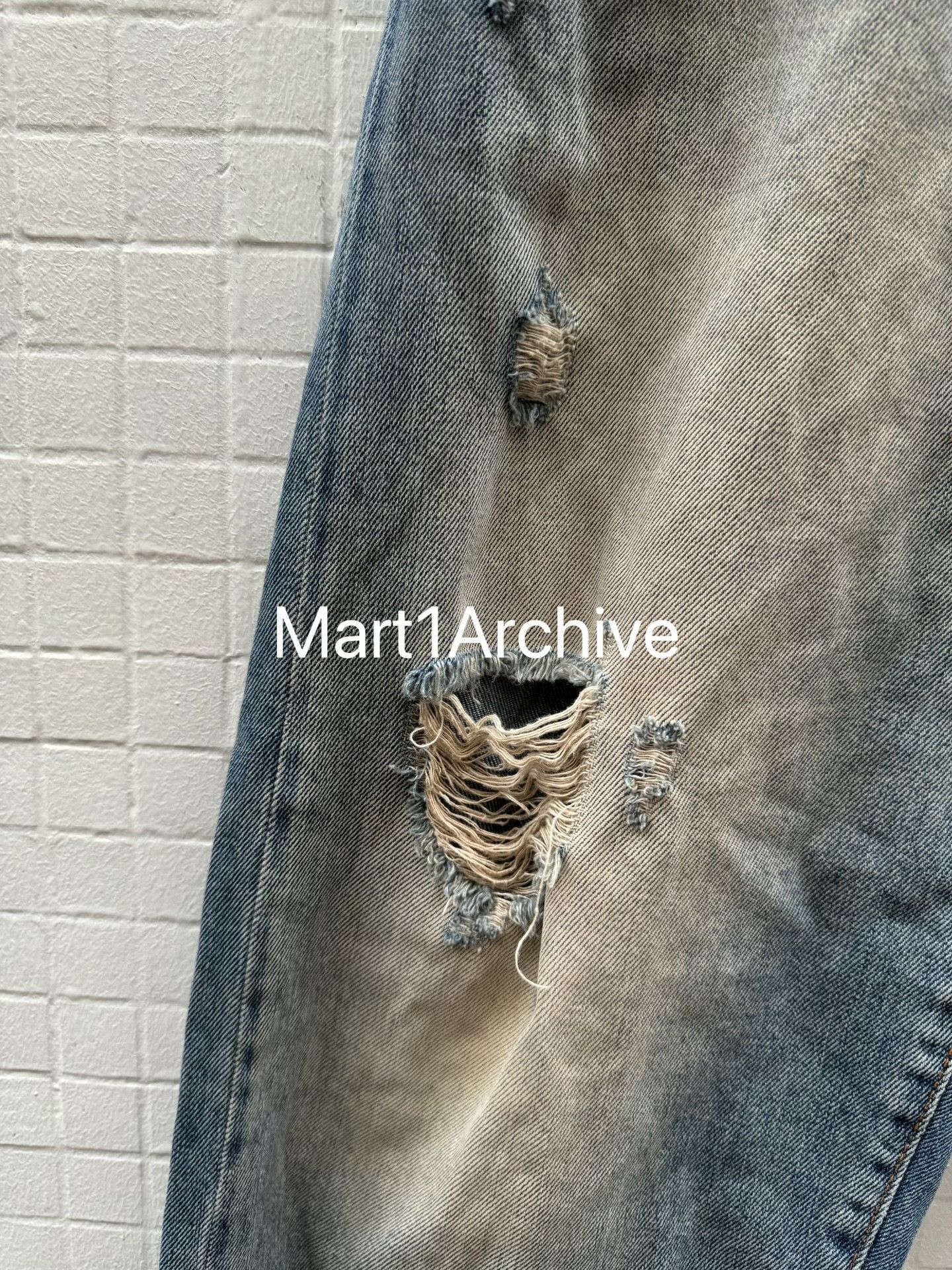 Acne Studios Acne Studios 1991 Distressed Denim Jeans Size 28 Size US 28 / EU 44 - 6 Thumbnail