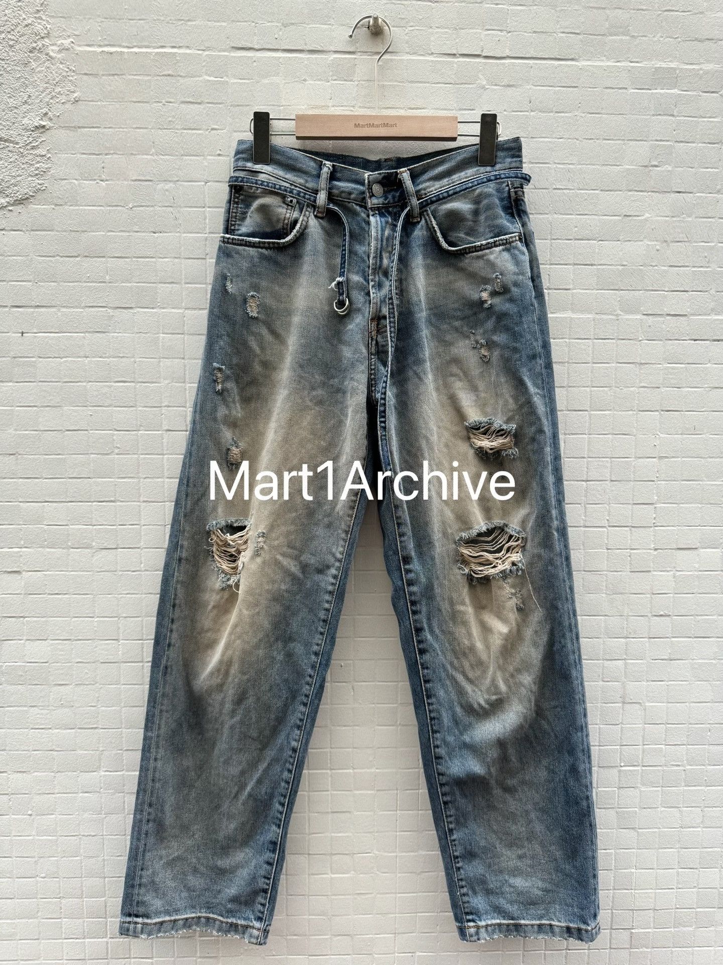 Acne Studios Acne Studios 1991 Distressed Denim Jeans Size 28 Size US 28 / EU 44 - 2 Thumbnail