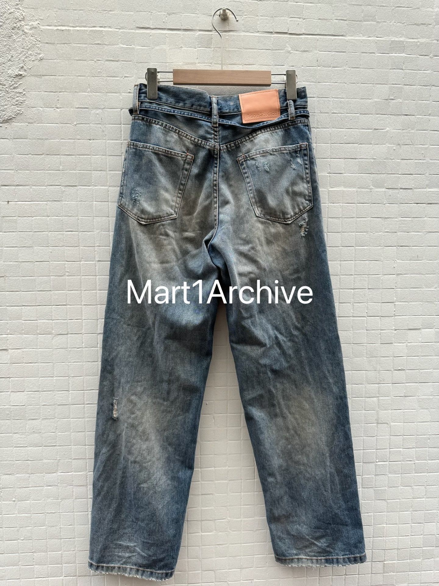 Acne Studios Acne Studios 1991 Distressed Denim Jeans Size 28 Size US 28 / EU 44 - 3 Thumbnail
