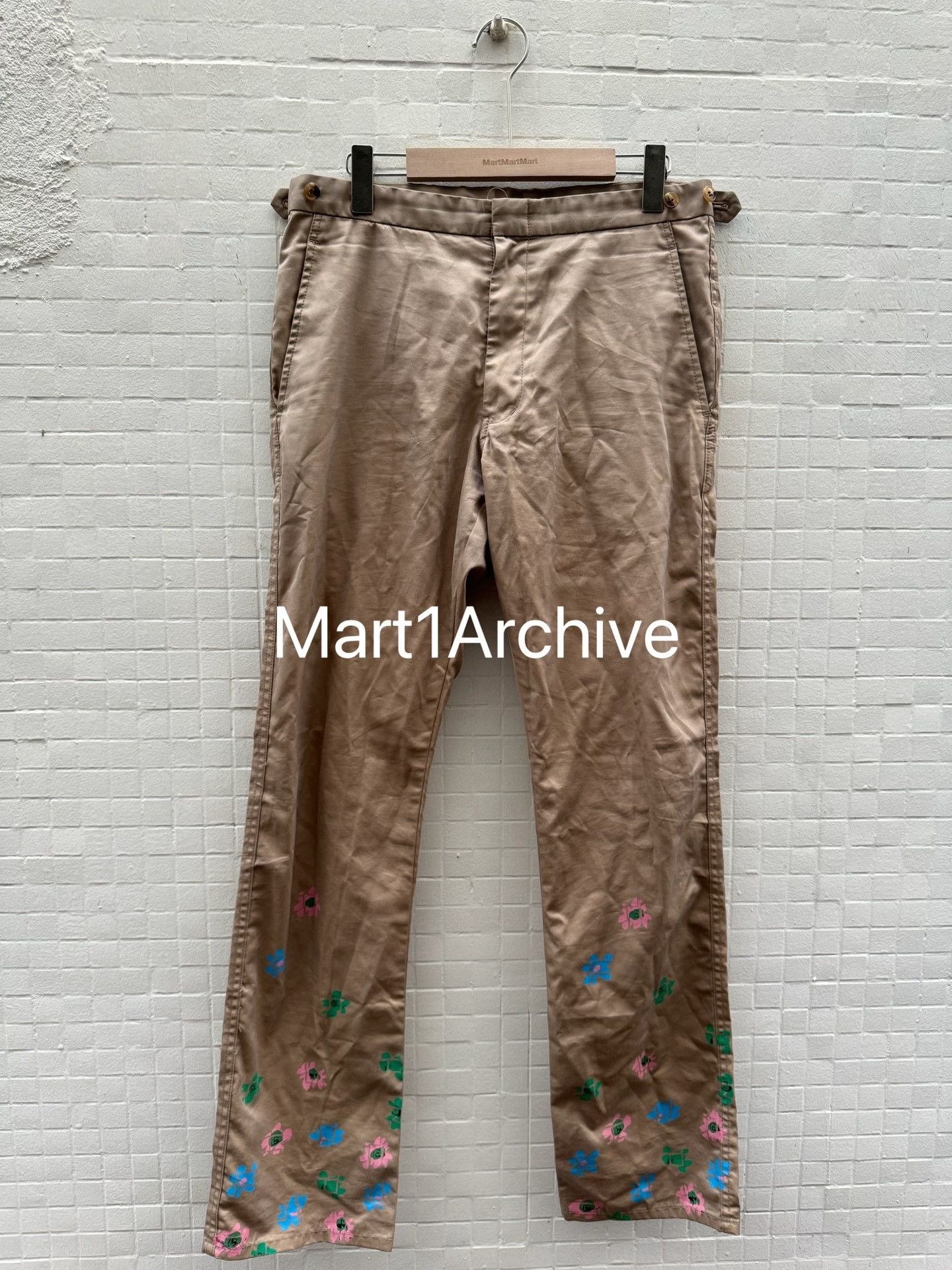 Comme des Garcons Comme Des Garçons Homme Plus Floral Casual Pants Size M Size US 32 / EU 48 - 2 Thumbnail