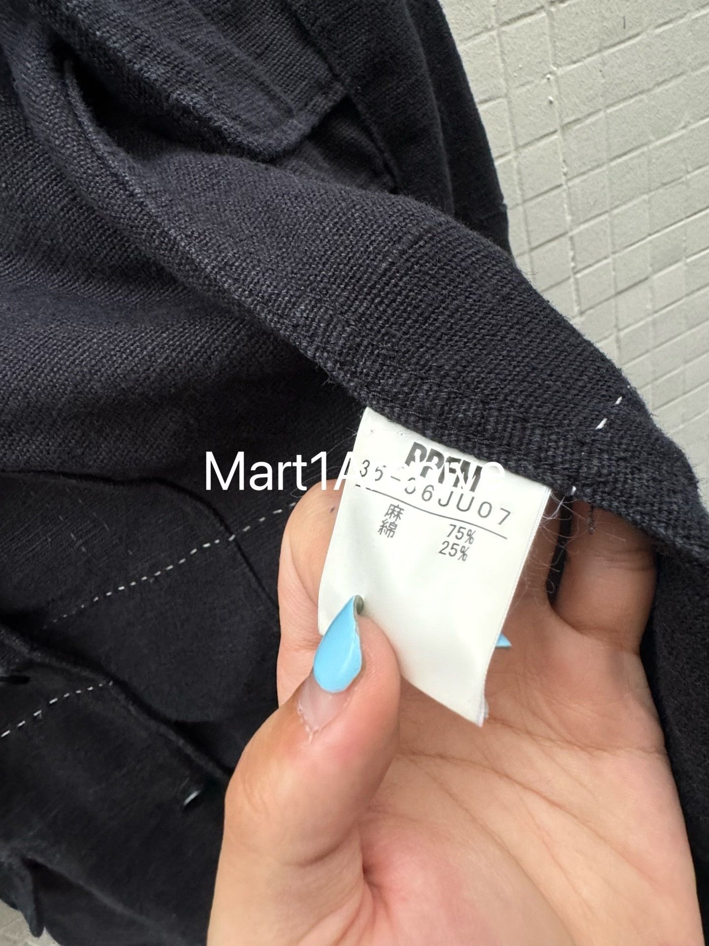 PPFM PPFM Zipper Detail Linen Blend Blazer Size L Size 40R - 6 Thumbnail