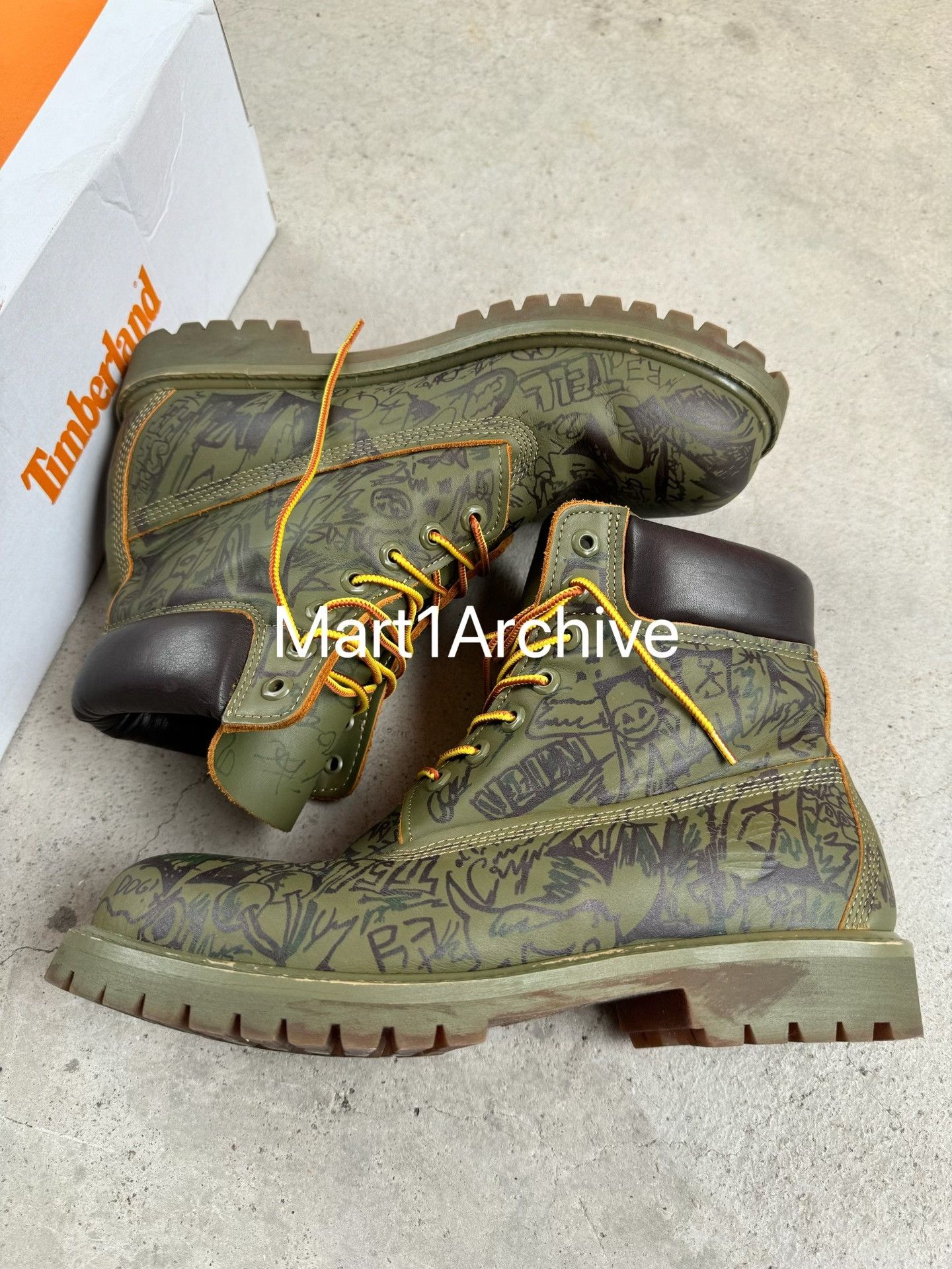 Timberland Timberland x Mowalola Graffiti 6-Inch Boots Size 9 Size US 9 / EU 42 - 3 Thumbnail